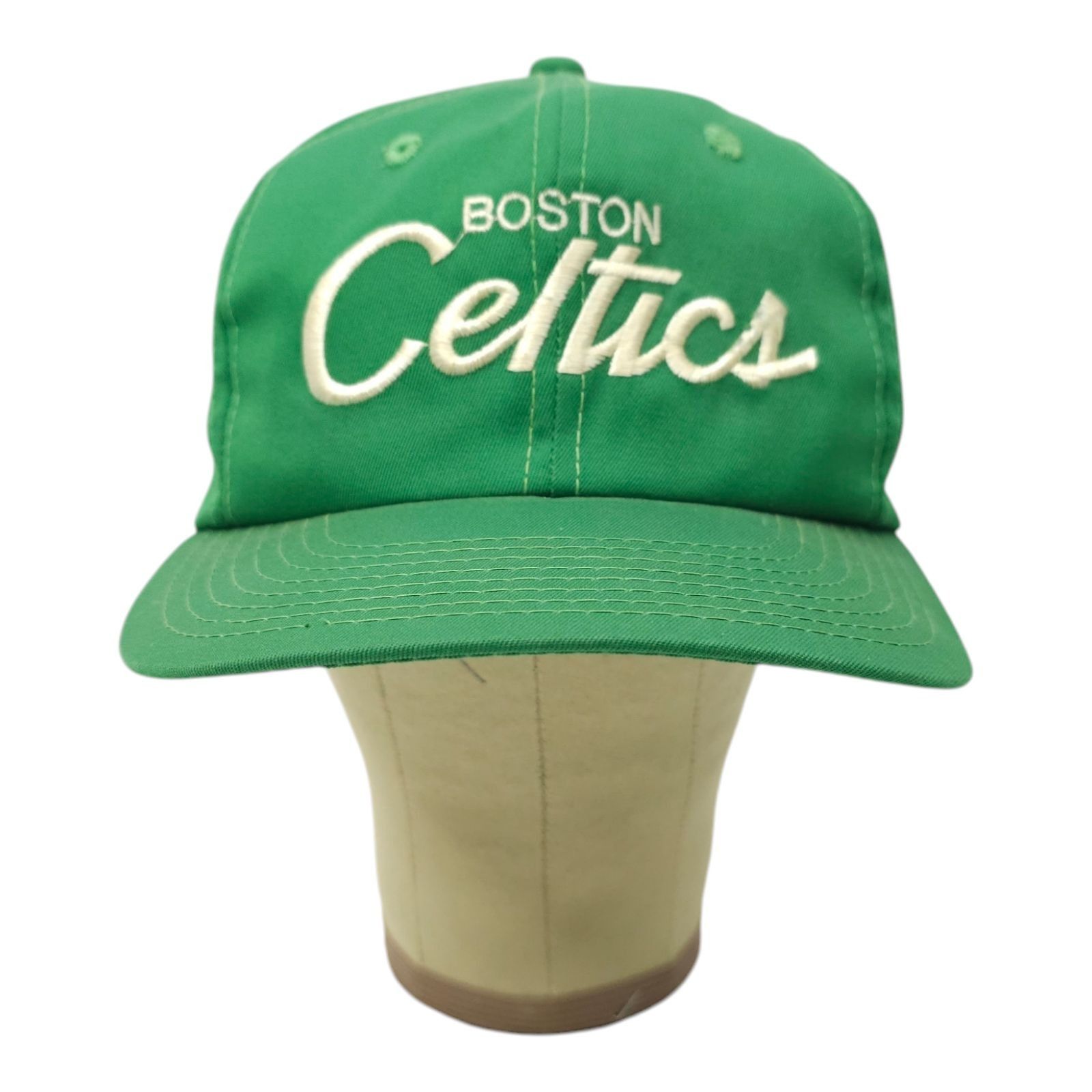 Sports Specialties Boston Celtics Script Baseball Cap READ Vtg 90s Snapback Hat Size ONE SIZE - 11 Thumbnail
