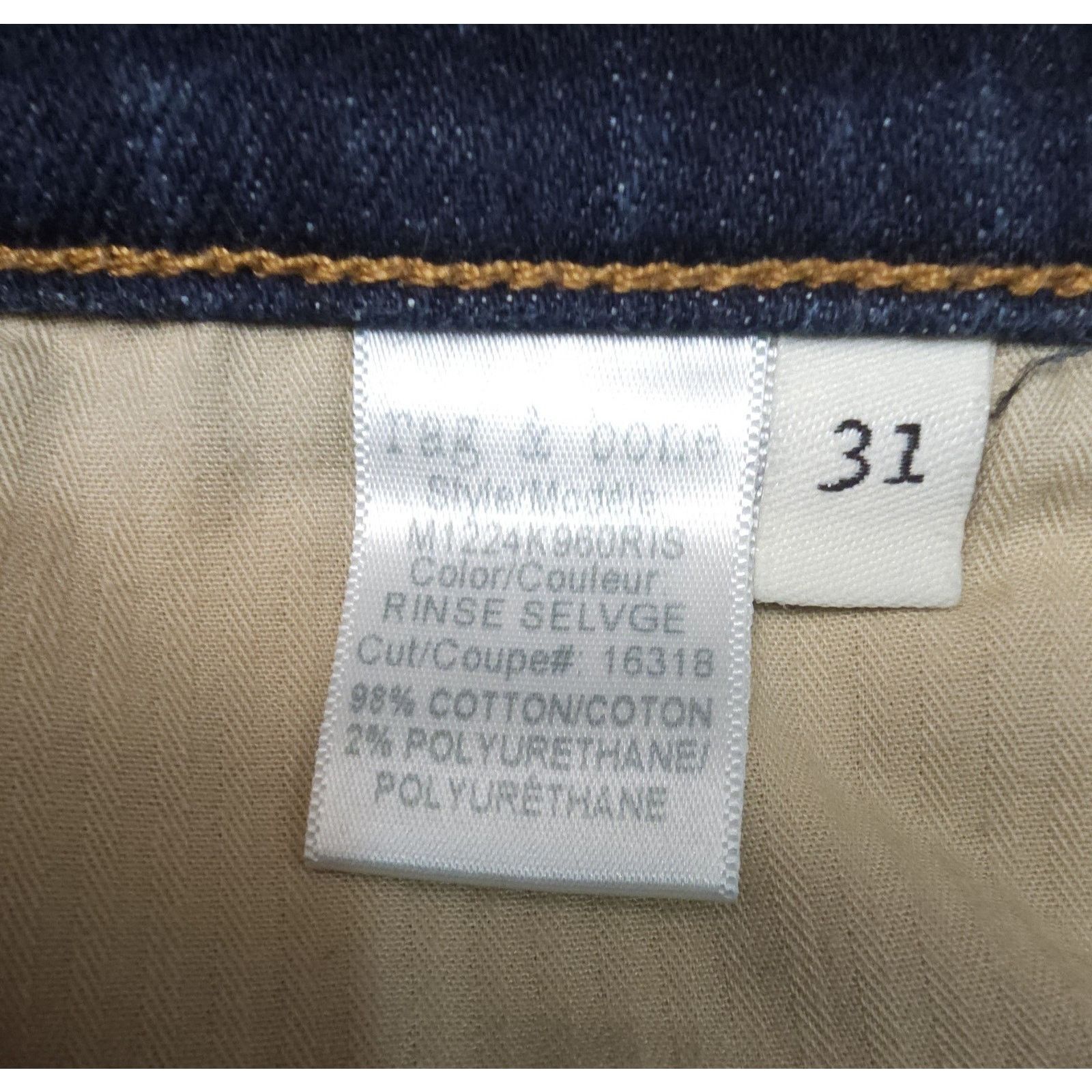 Rag & Bone Rag & Bone Jeans Fit1 Skinny Selvedge Denim Cotton 31(32×29) Size US 31 - 5 Thumbnail