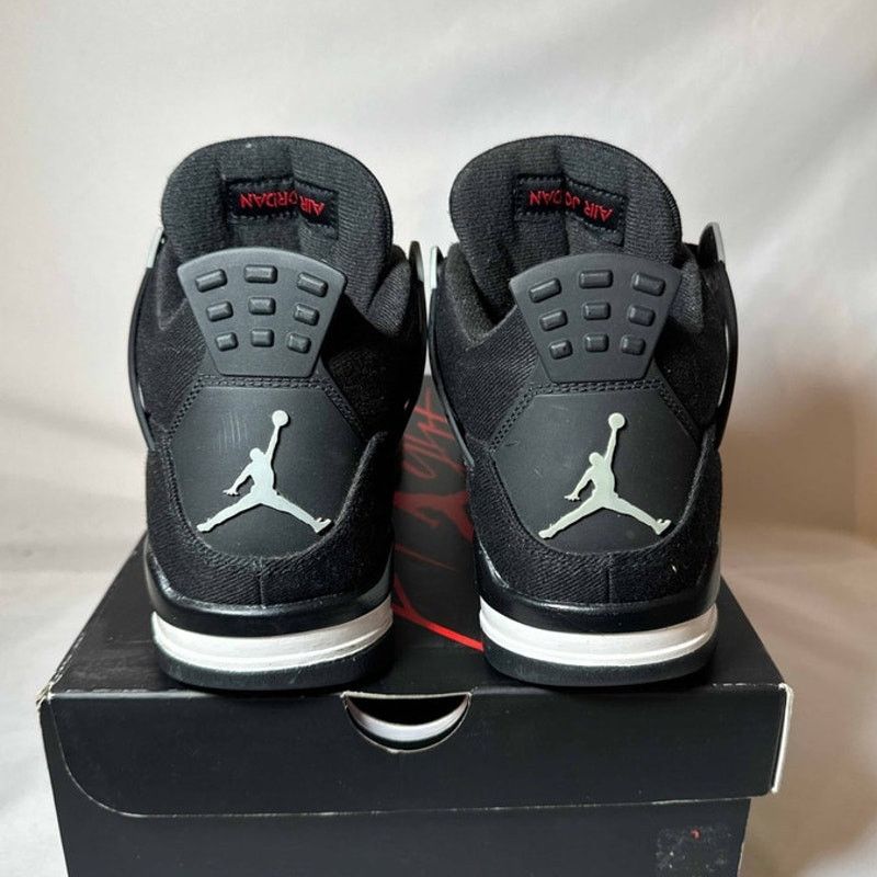 Jordan Brand × Nike Size 9 - Air Jordan 4 Retro SE Black Canvas Men's Shoes Size US 9 / EU 42 - 5 Thumbnail