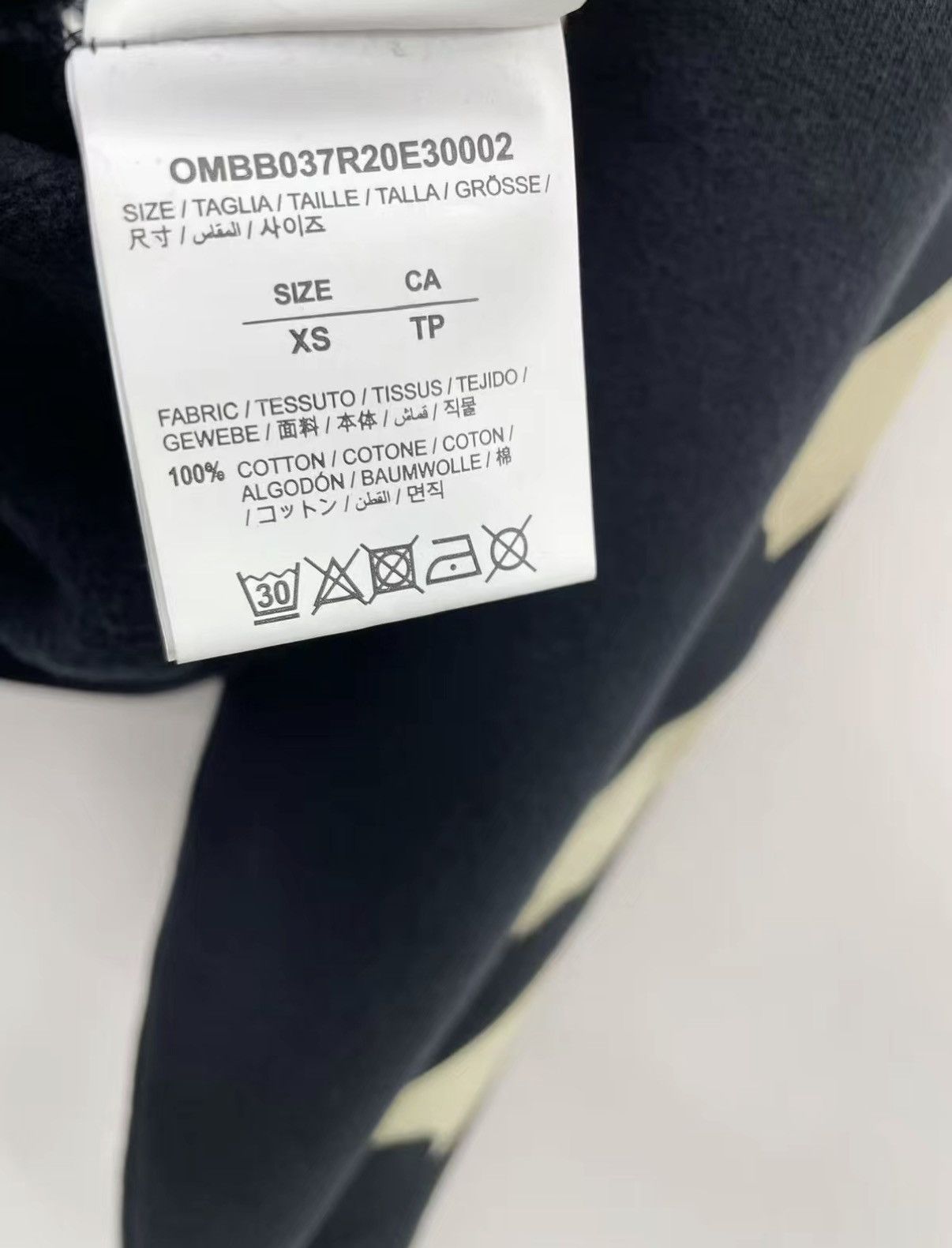Off-White OFF-WHITE 100% Cotton Relaxed Fit Hooded Sweatshirt J30 Size US XS / EU 42 / 0 - 6 Thumbnail