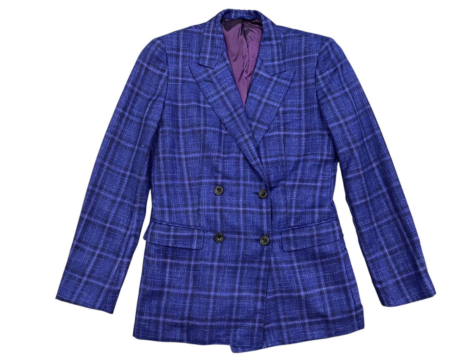 Loro Piana Loro Piana "Four Winds" Wool Silk Linen Double Breasted Size S / US 4 / IT 40 - 2 Thumbnail