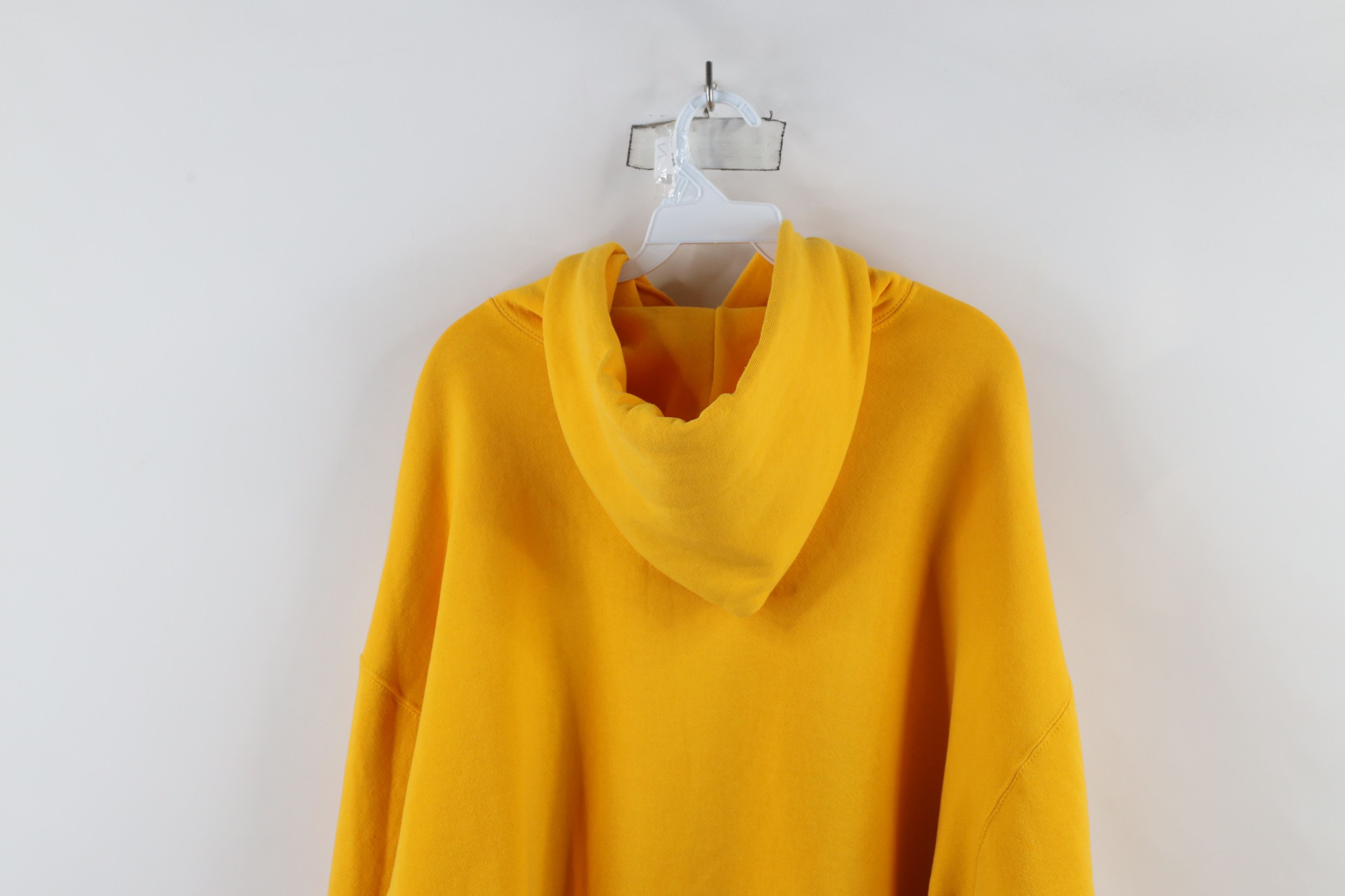 Russell Athletic × Vintage Vintage 90s Russell Athletic Blank Hoodie Sweatshirt Yellow Size US XXL / EU 58 / 5 - 12 Thumbnail