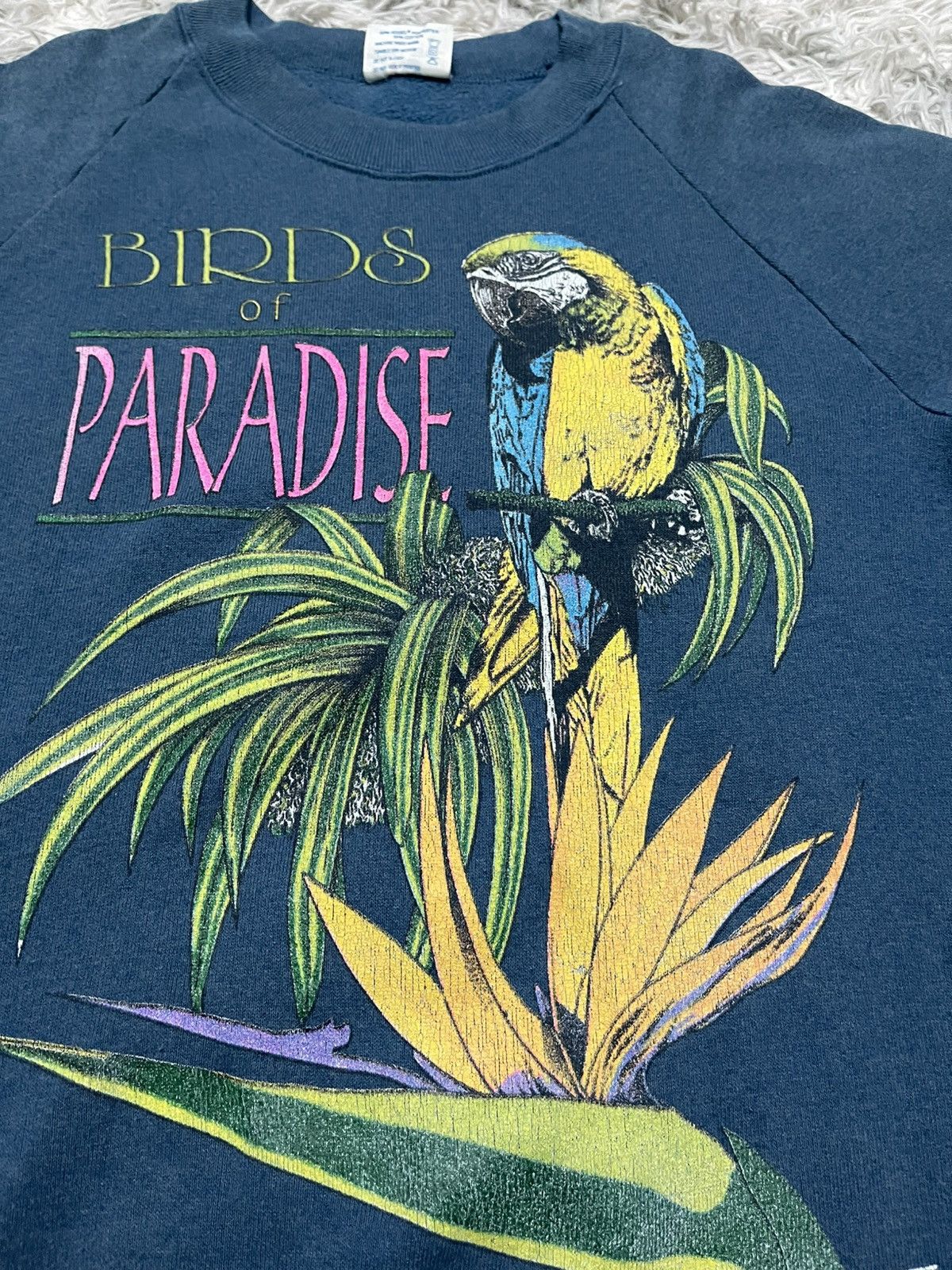 Other 80s BIRD OF PARADISE SWEATSHIRT 50/50 RARE Size US XS / EU 42 / 0 - 7 Thumbnail