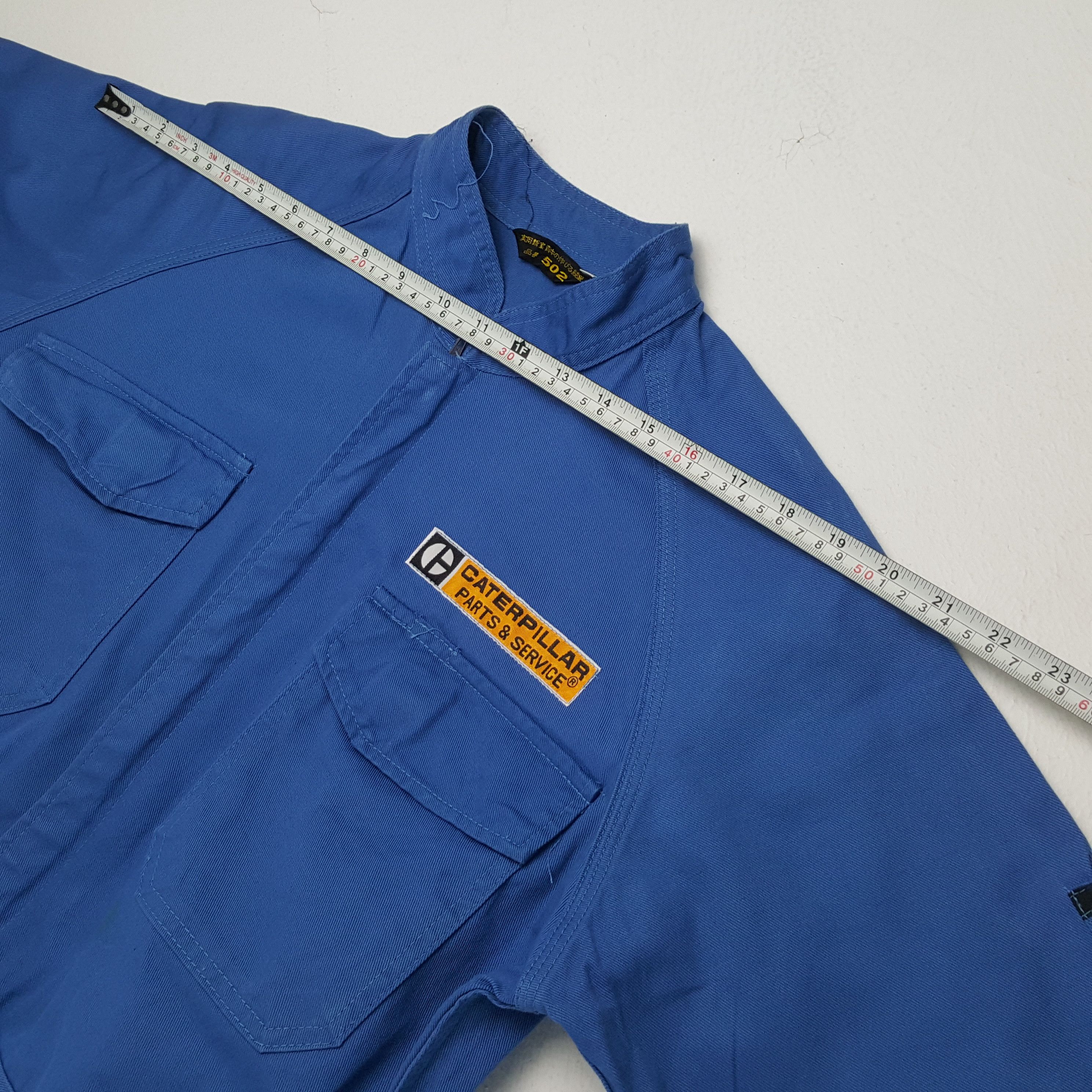 Japanese Brand × Vintage CATERPILLER MITSUBISHI Japanese Motorsports Coverall Jacket Size US M / EU 48-50 / 2 - 9 Thumbnail