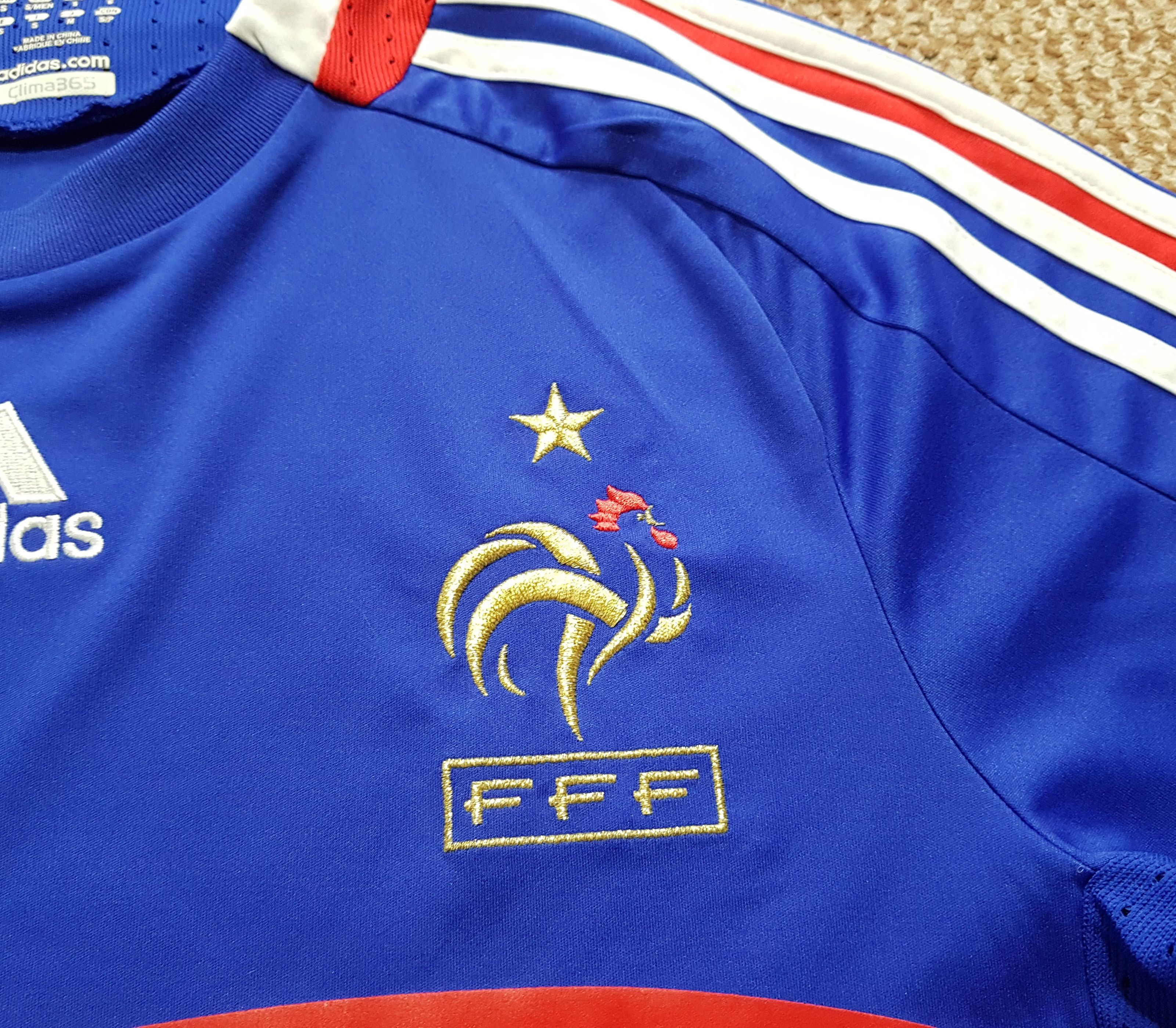 Adidas Adidas France National Jersey Home 2007-08 Soccer Football Size US S / EU 44-46 / 1 - 7 Thumbnail
