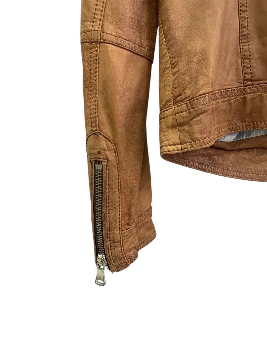 Dolce & Gabbana × Vintage Vintage Dolce&Gabbana Woman Brown Leather Jacket Size M / US 6-8 / IT 42-44 - 10 Thumbnail