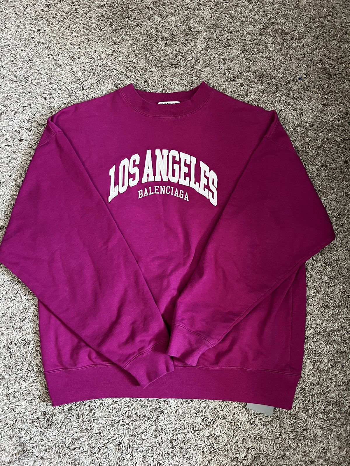 Balenciaga × Designer Balenciaga Pink Cities Sweatshirt Size US S / EU 44-46 / 1 - 1 Thumbnail