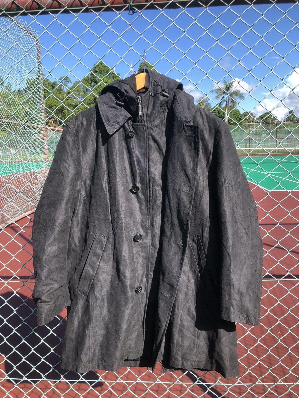 Bugatti × Japanese Brand × Vintage Vintage Buggati Hirmer Long Jacket Coat Size US L / EU 52-54 / 3 - 1 Thumbnail
