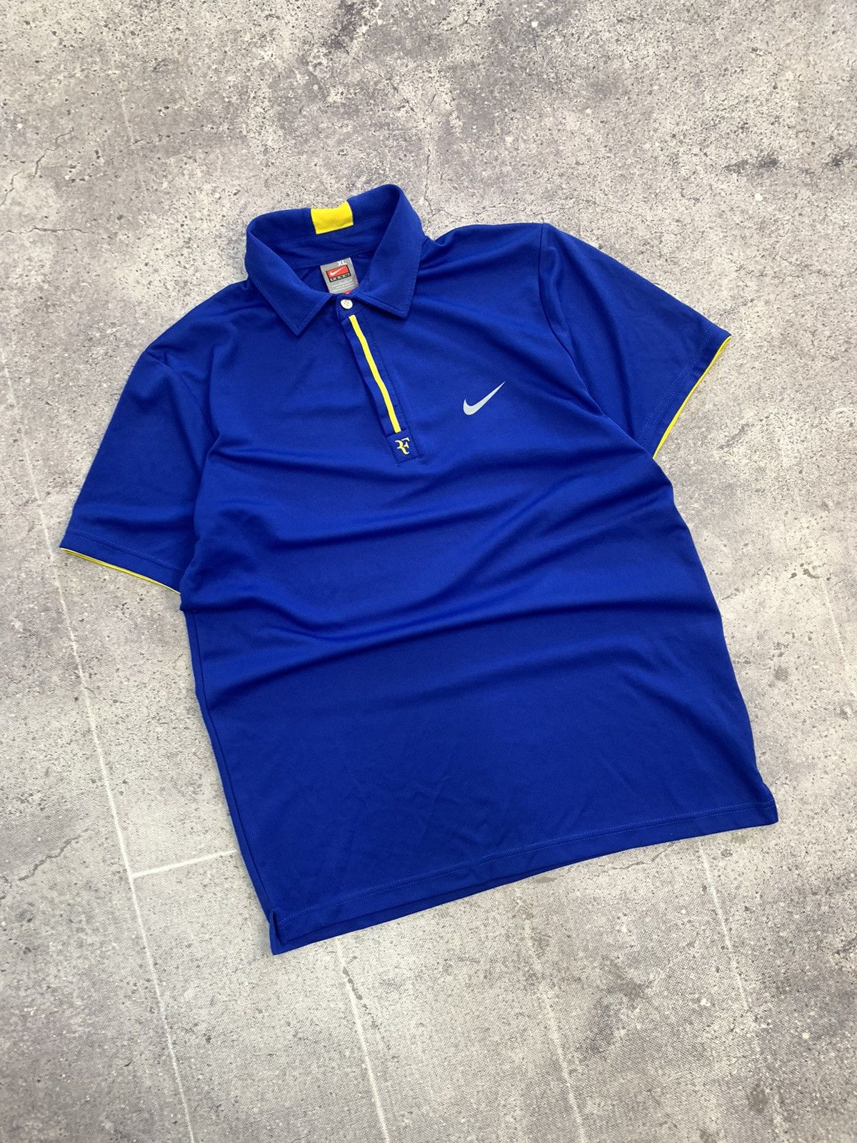Nike × Vintage Nike RF Roger Federer tennis tee t shirt polos Size US XL / EU 56 / 4 - 4 Thumbnail