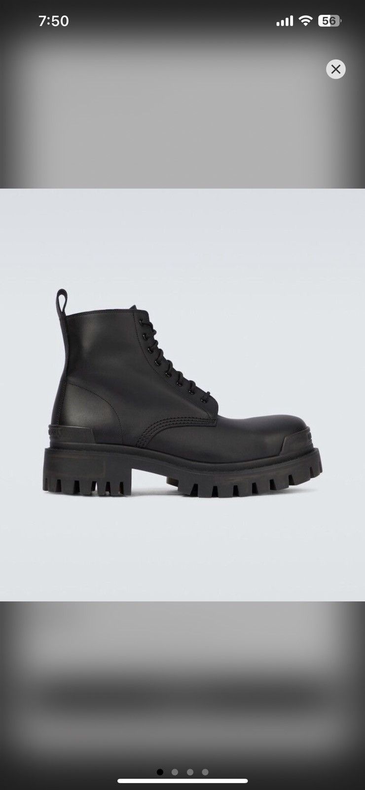 Balenciaga Balenciaga Strike Combat Boots size 11 Size US 11 / EU 44 - 2 Thumbnail