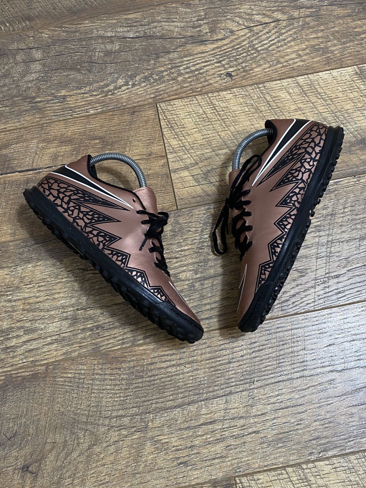 Nike Nike Hypervenom Phade II TF Metallic Bronze Futuristic Rare Size US 8 / EU 41 - 1 Thumbnail