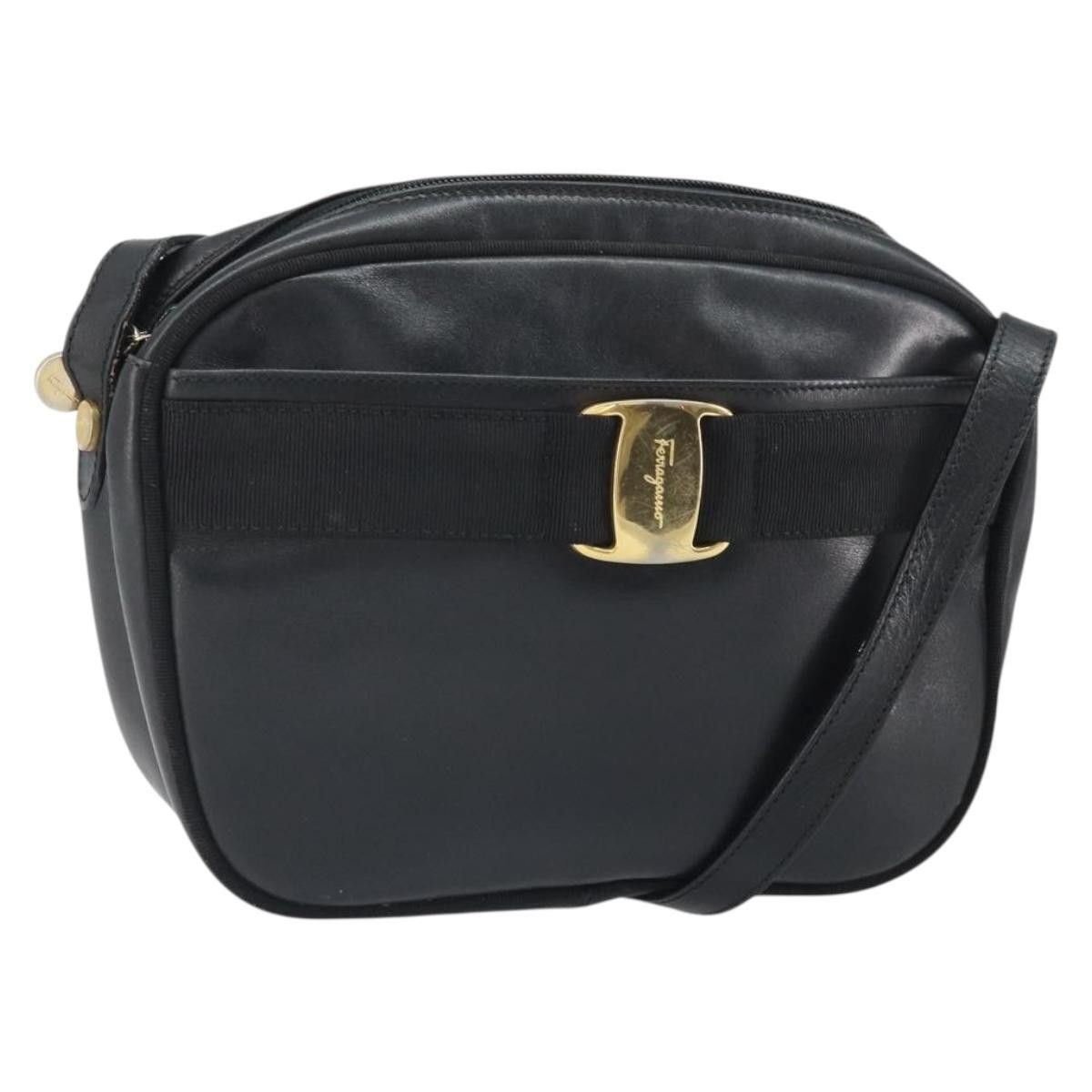 Salvatore Ferragamo Salvatore Ferragamo Vara Bow camera Leather Size ONE SIZE - 1 Thumbnail