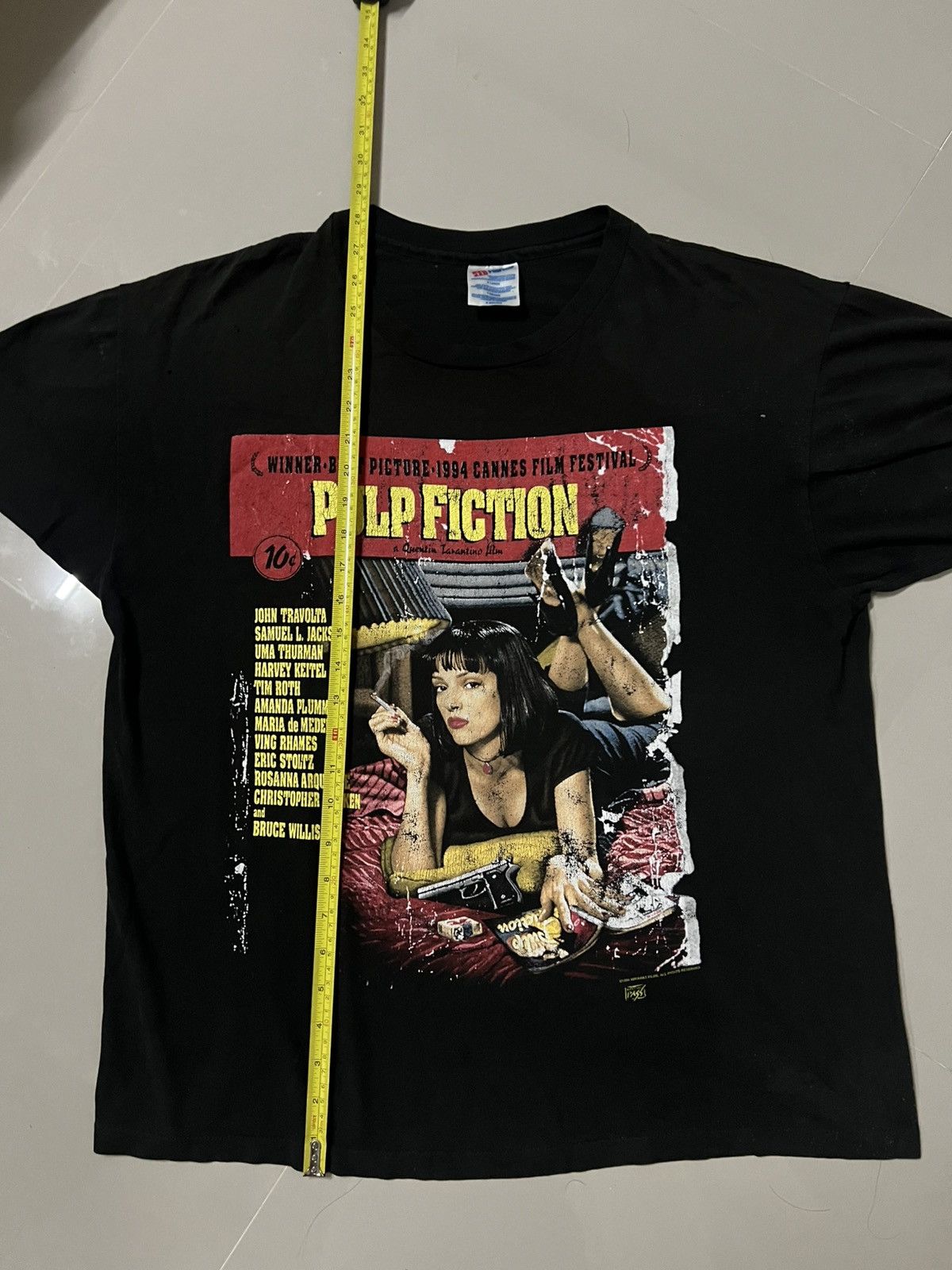Vintage Vintage 1994 Pulp fiction promo shirt Size US XL / EU 56 / 4 - 12 Thumbnail