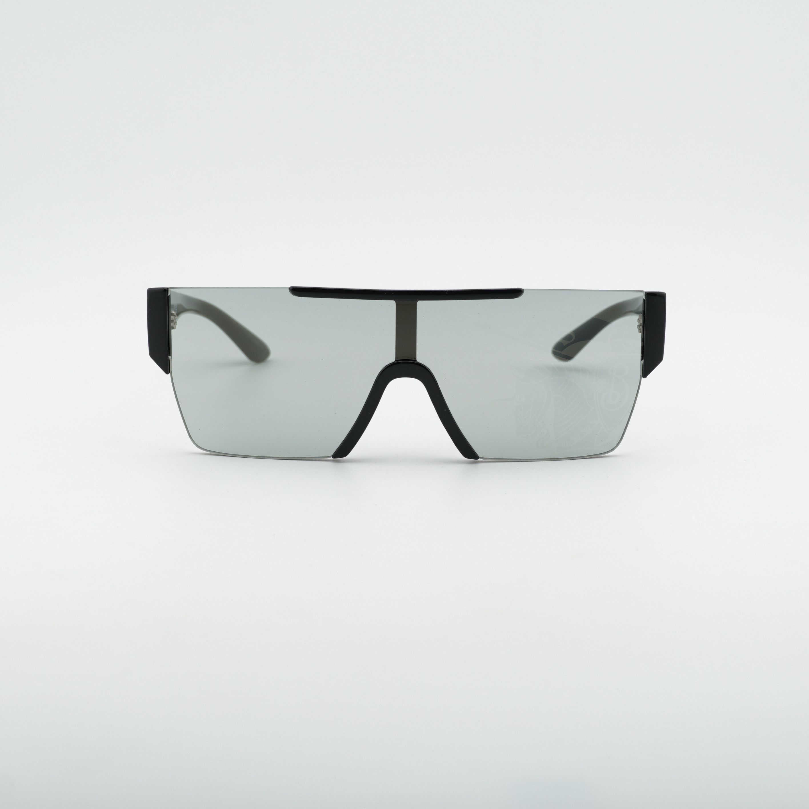 Burberry Burberry BE4291 3001/69 Sunglasses Black Shield Frame Size ONE SIZE - 6 Thumbnail