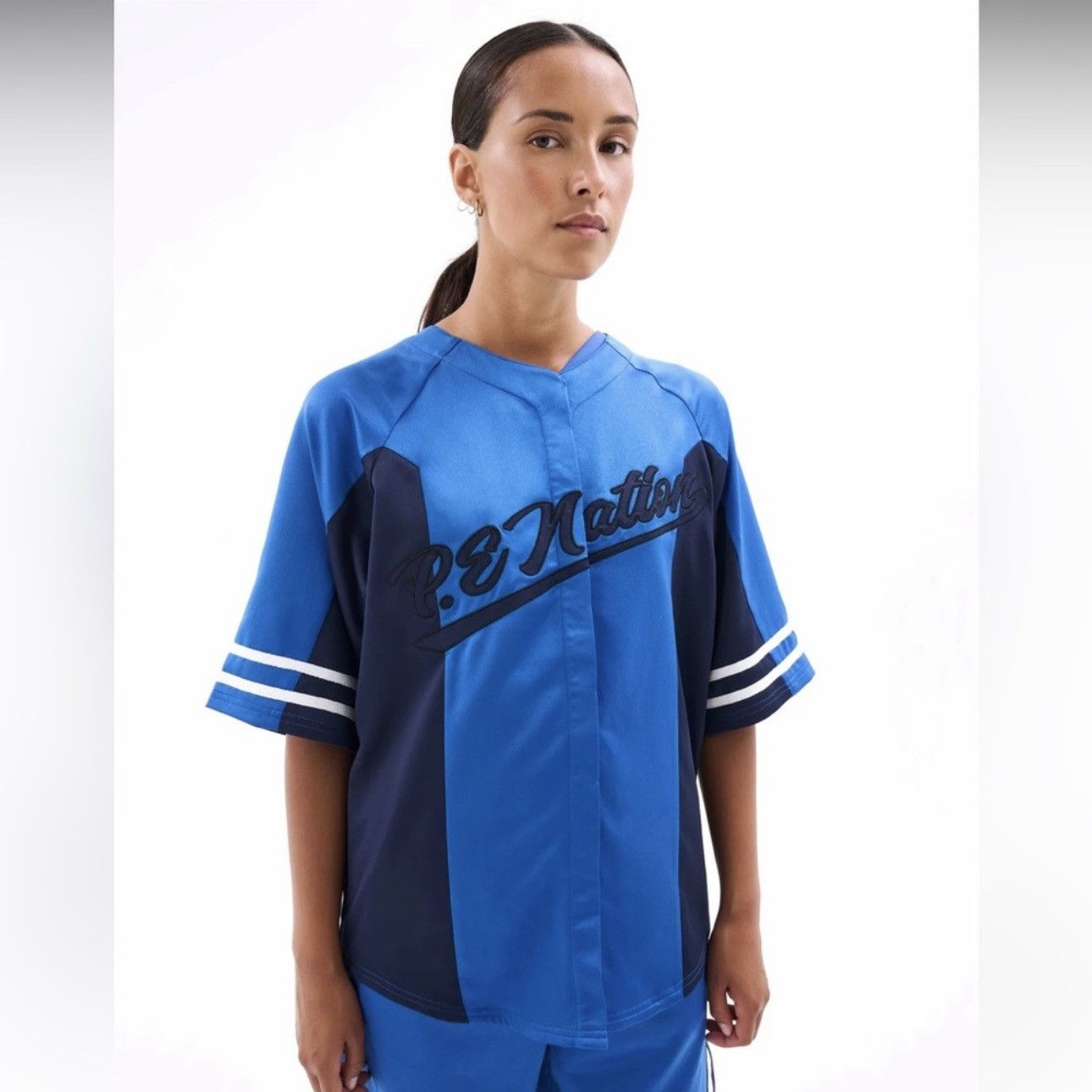 P.E Nation P.E Nation Baserunner Jersey Button-Down Tee Size S / US 4 / IT 40 - 12 Thumbnail