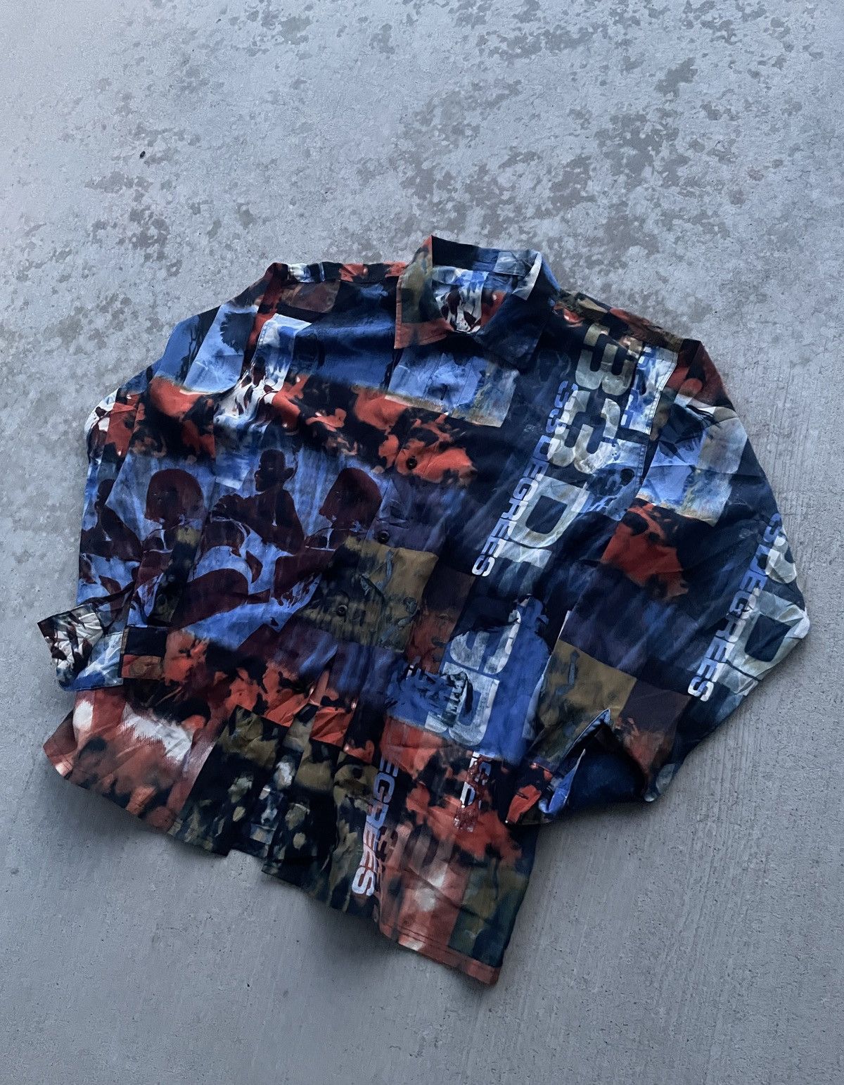 Diesel Y2K vintage all over print button up Size US XL / EU 56 / 4 - 1 Thumbnail
