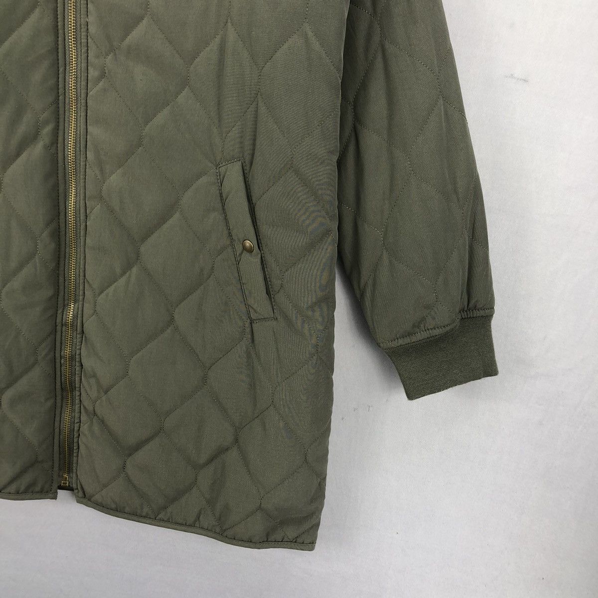Japanese Brand Vintage Japanese Brand Spinkle Quilted Zipper Long Jacket Size US S / EU 44-46 / 1 - 3 Thumbnail