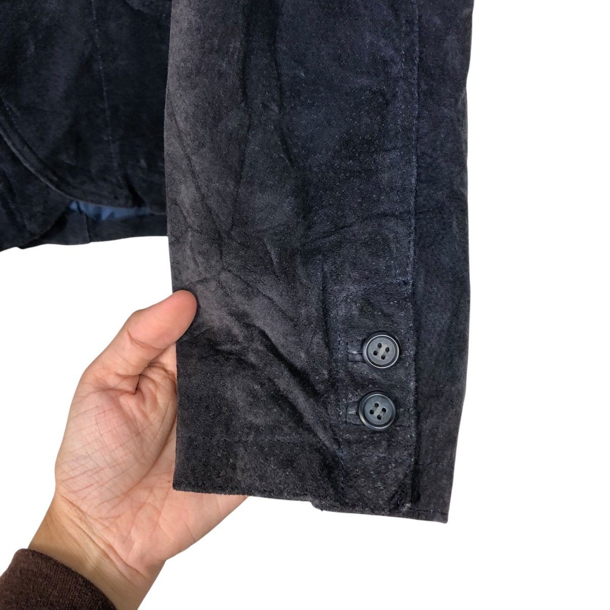 Japanese Brand 📌Archieve Cropped Leather Pig Skins November Steps Japan Size US L / EU 52-54 / 3 - 16 Thumbnail