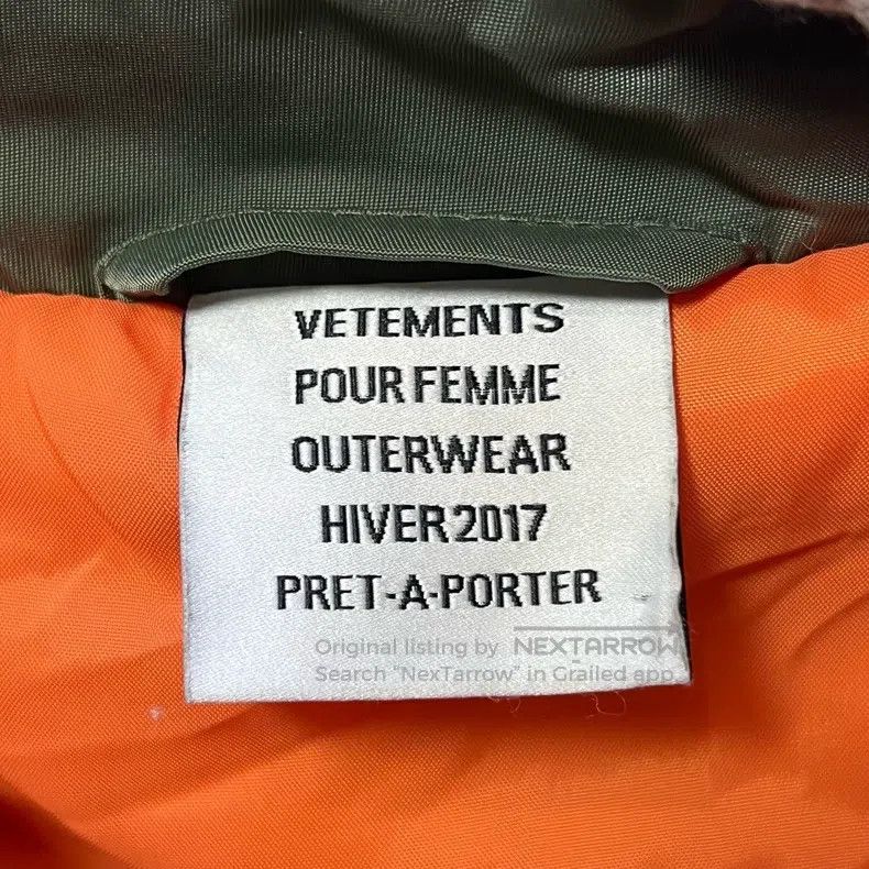Vetements VETEMENTS Baseball jacket hooded sweatshirt, military gree Size US M / EU 48-50 / 2 - 3 Thumbnail