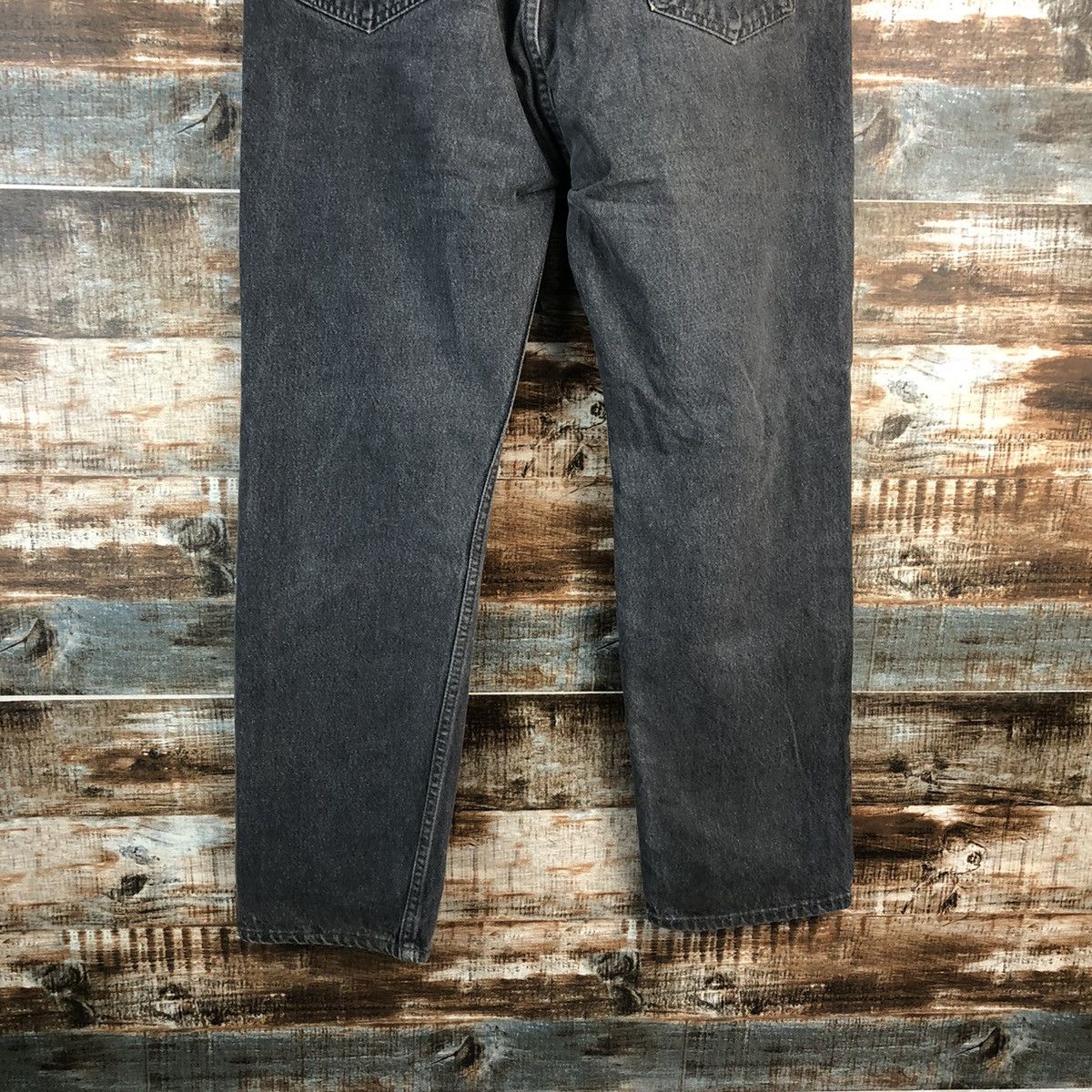 Levi's Levis 501 vintage Grey ripped Distressed Denim Pants #A2604 Size US 36 / EU 52 - 16 Thumbnail
