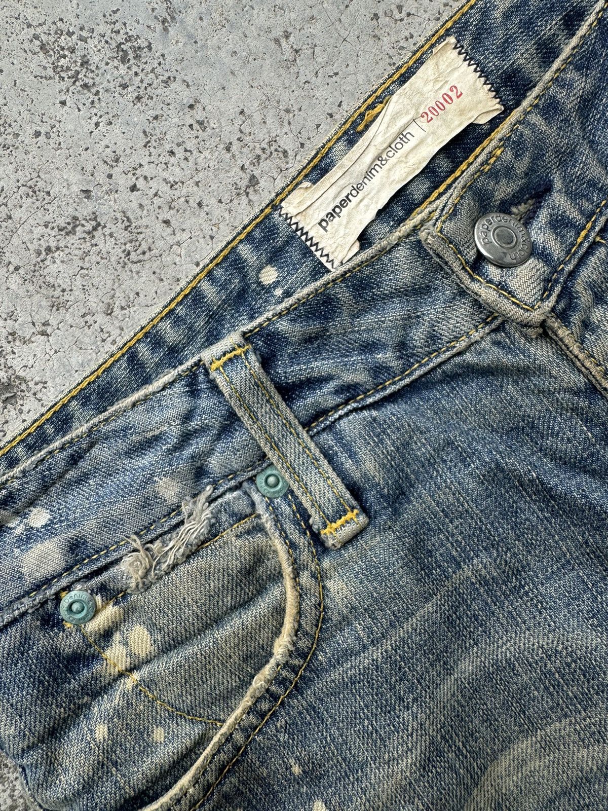 Paper Denim & Cloth Vintage flared bootcut acid wash distressed jeans Size 26" / US 2 / IT 38 - 12 Thumbnail