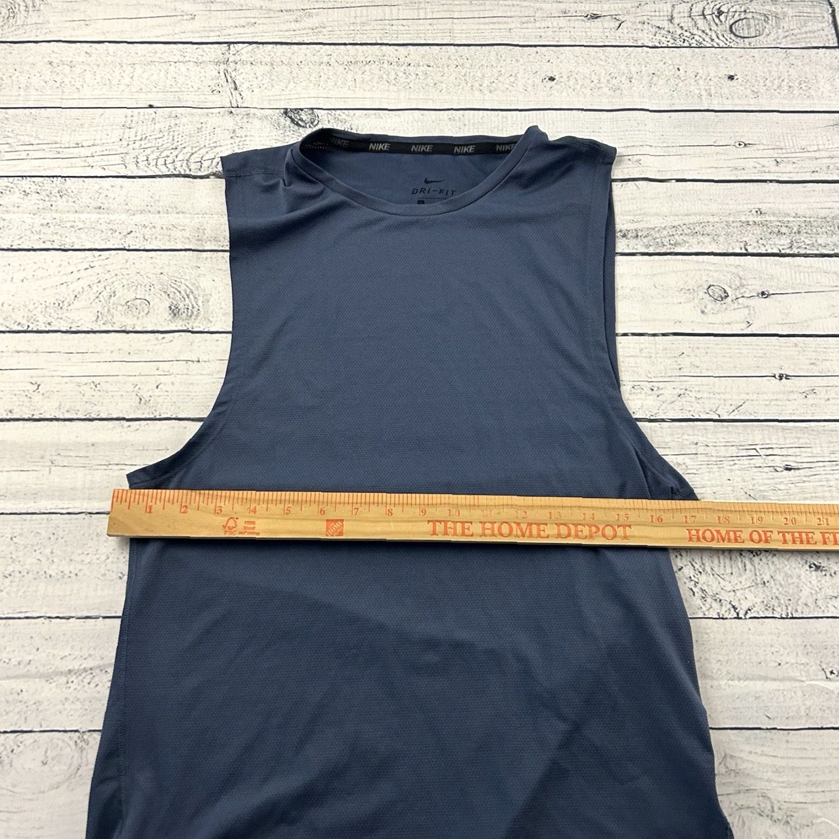 Nike Nike Dri-Fit Sleeveless Athletic Running Shirt Men's Small Gray Size US S / EU 44-46 / 1 - 5 Thumbnail