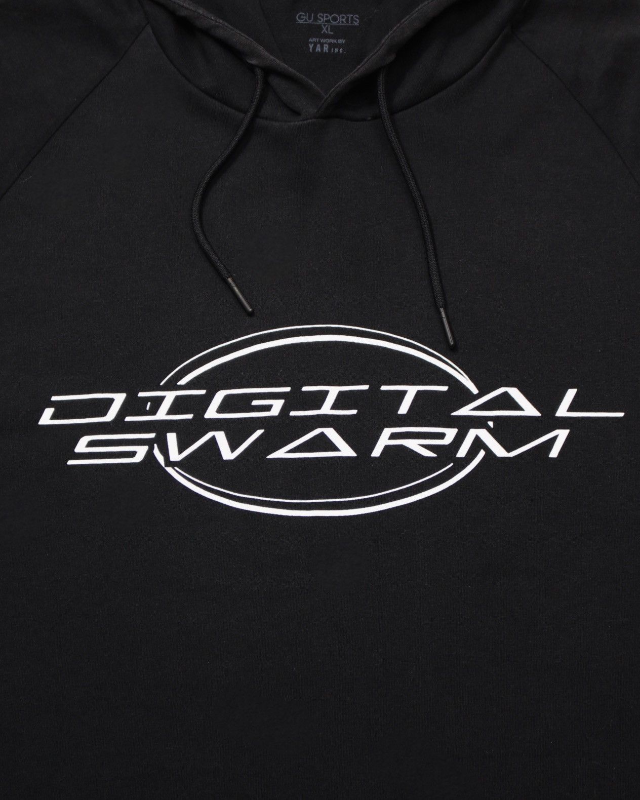 Japanese Brand GU SPORTS DIGITAL SWARM SHORT SLEEVE HOODIE Size US XL / EU 56 / 4 - 3 Thumbnail