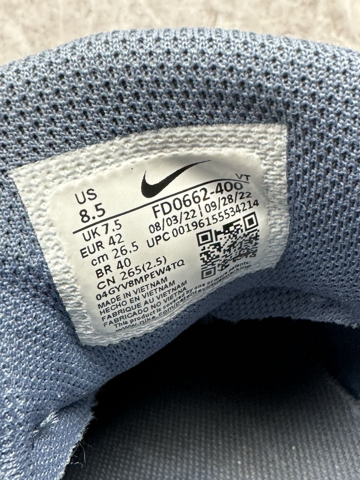 Nike Nike Air Max 95 Ultra Diffused Blue Size US 8.5 / EU 41-42 - 9 Thumbnail