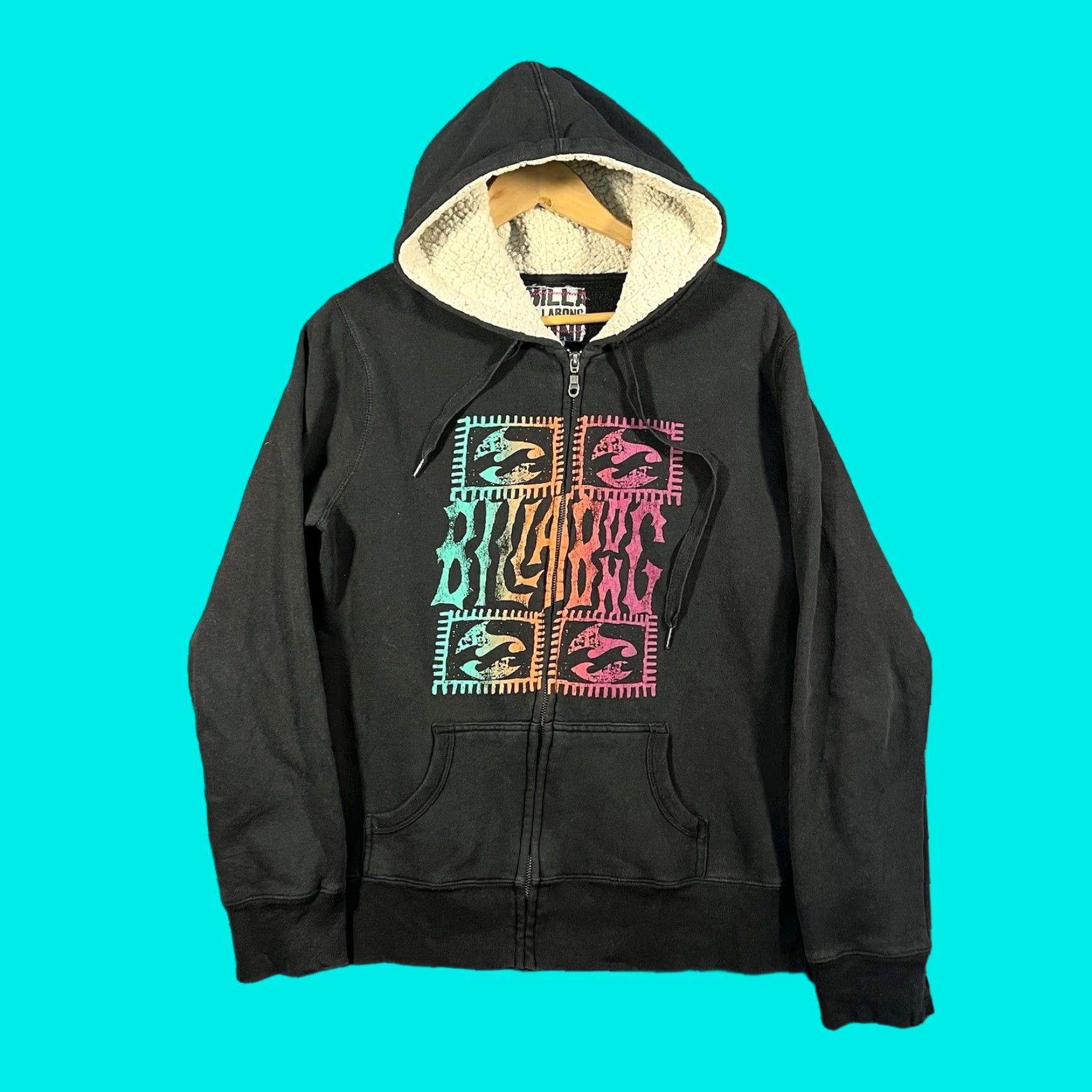 Billabong VINTAGE Billabong Full Zip Hoodie Sweatshirt Womens XL Surf Skate Y2K Grunge Size XL / US 12-14 / IT 48-50 - 1 Thumbnail