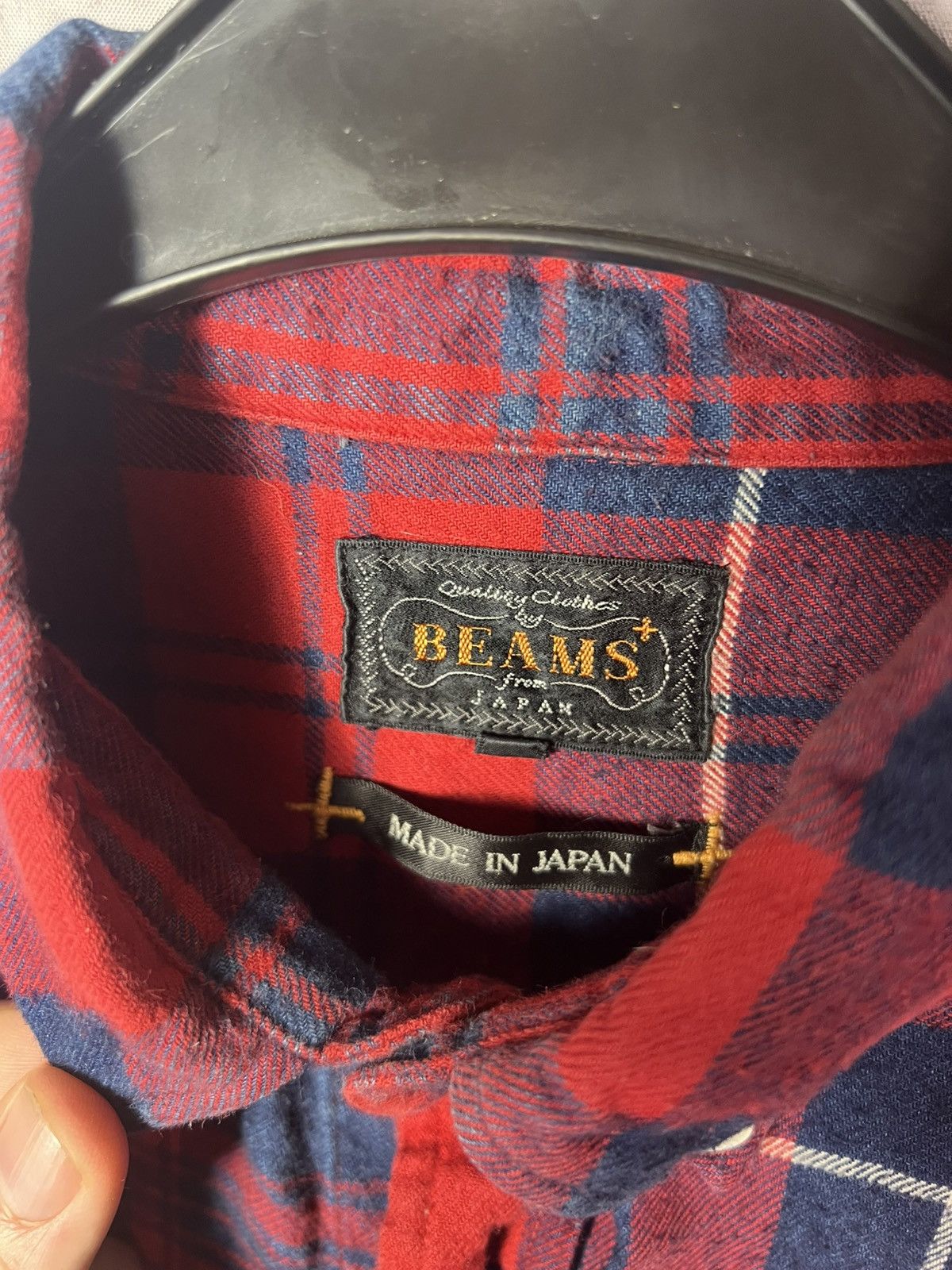 Beams Japan Beams Japan Tartan Pattern Patchwork Flannel Shirt Size US L / EU 52-54 / 3 - 11 Thumbnail