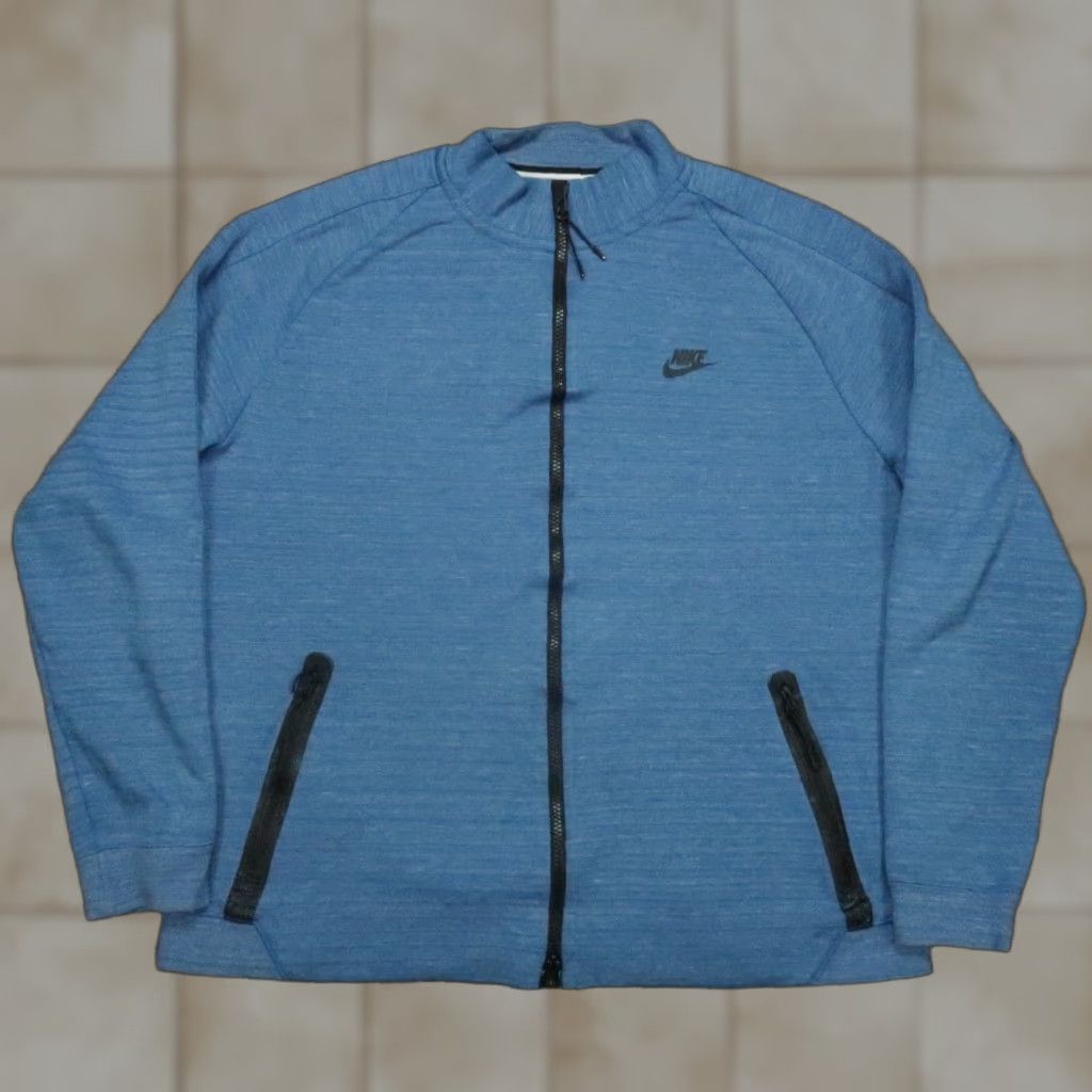 Nike VINTAGE Nike Jacket Men XL Blue Activewear Casual Full Zip Pockets 90s Size US XL / EU 56 / 4 - 1 Thumbnail