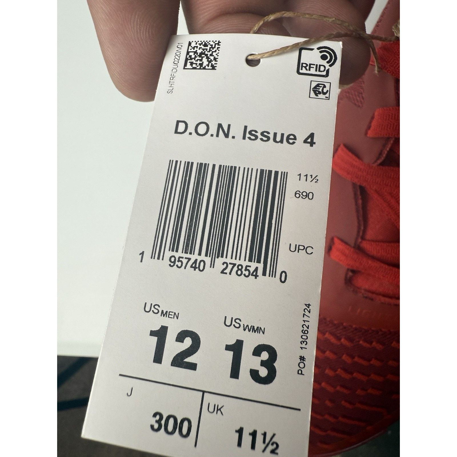 Adidas Red/Black Adidas D.O.N . Issue 4 Size US 12 / EU 45 - 11 Thumbnail