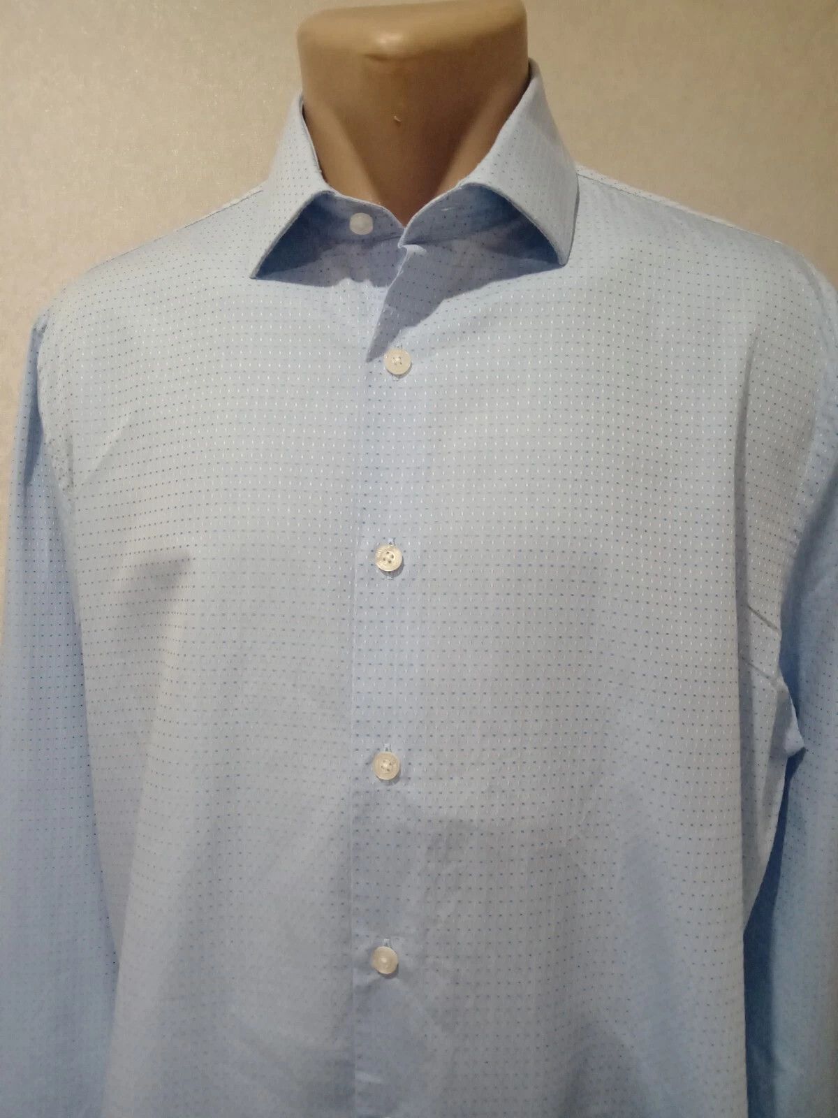 Richard James Richard James Mayfair Light Blue French Cuff Cotton Shirt L Size US L / EU 52-54 / 3 - 3 Thumbnail
