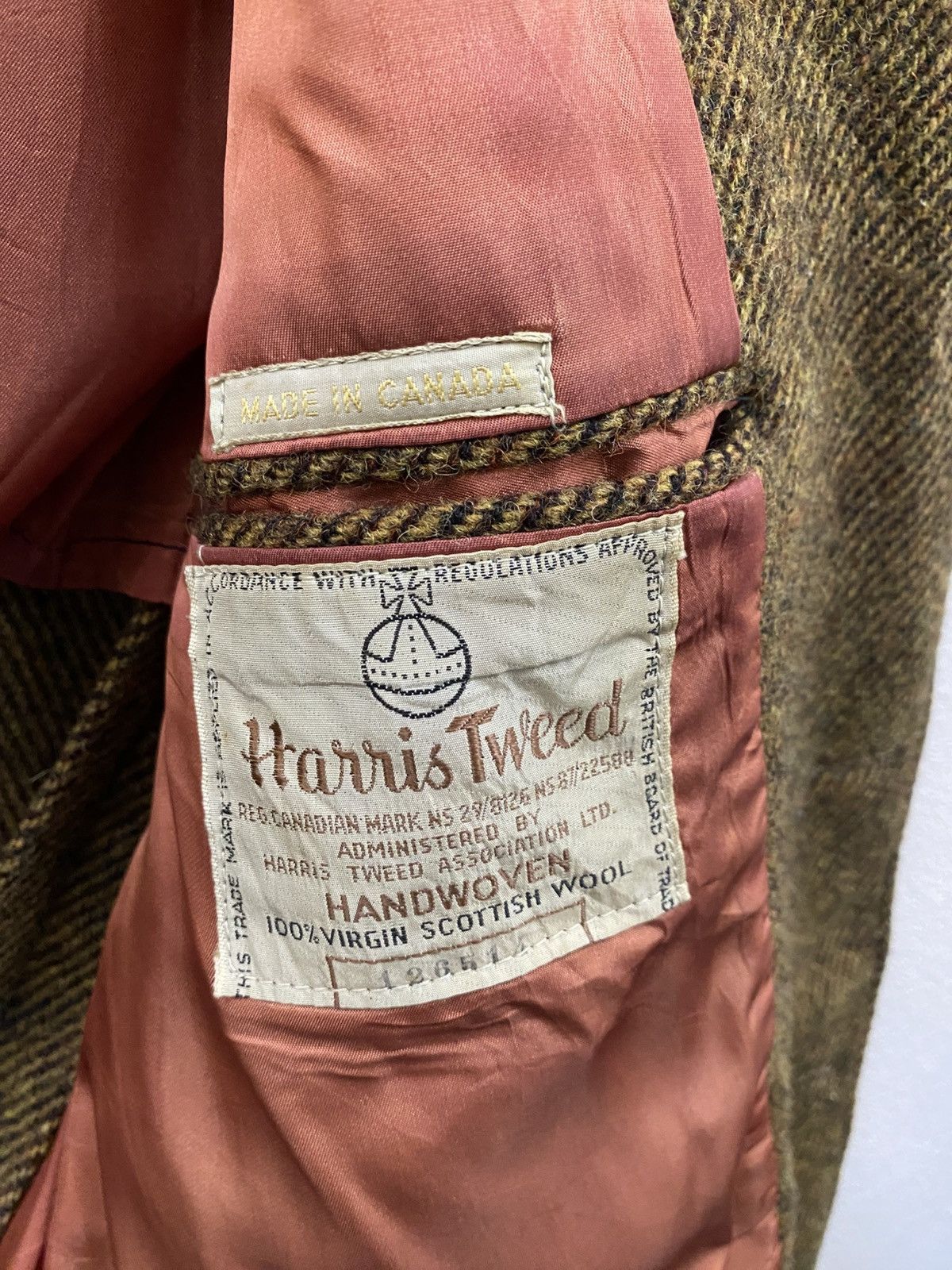 Harris Tweed Vtg Harry Rothman Harris Tweed Spanish Wool Size US M / EU 48-50 / 2 - 12 Thumbnail