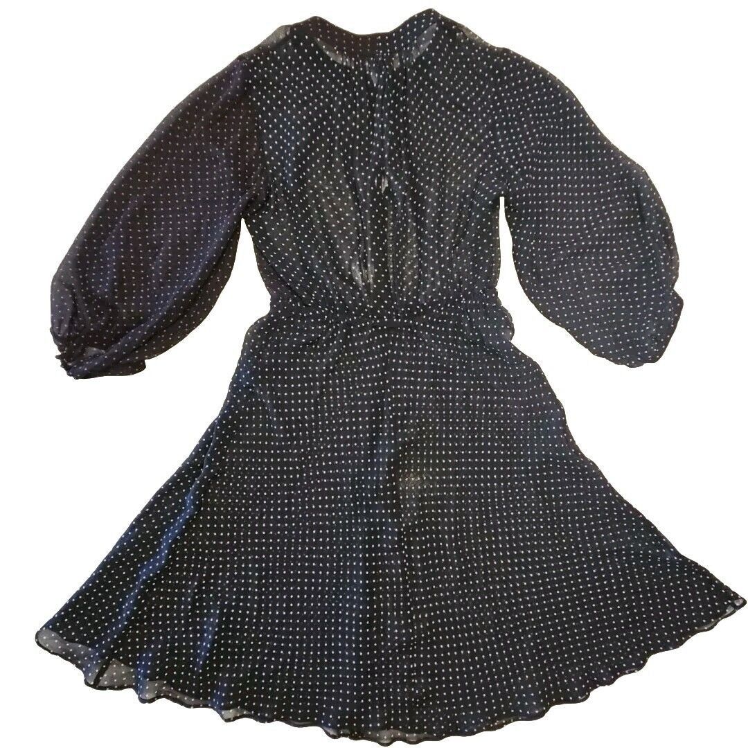 Akris Akris Mulberry Silk Dress Womens Small Sheer Black Two Tone Size S / US 4 / IT 40 - 10 Thumbnail
