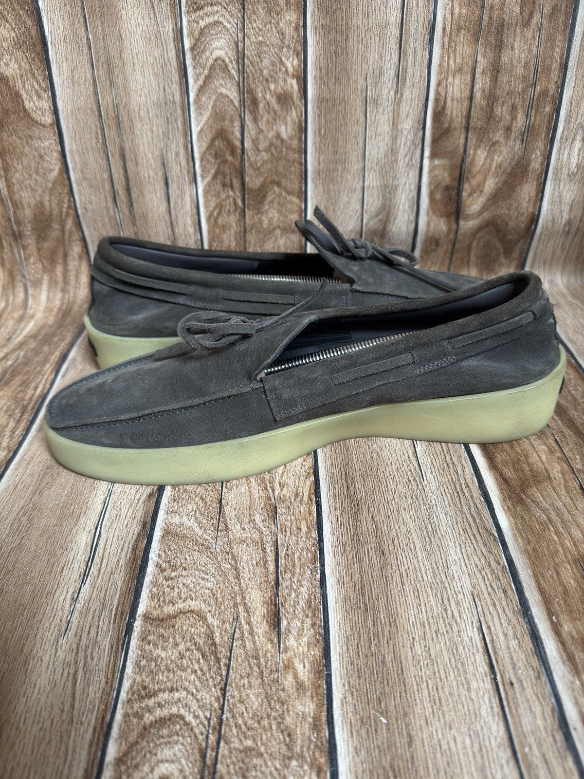 Ermenegildo Zegna lucci jl suede loafers Size US 9.5 / EU 42-43 - 6 Thumbnail