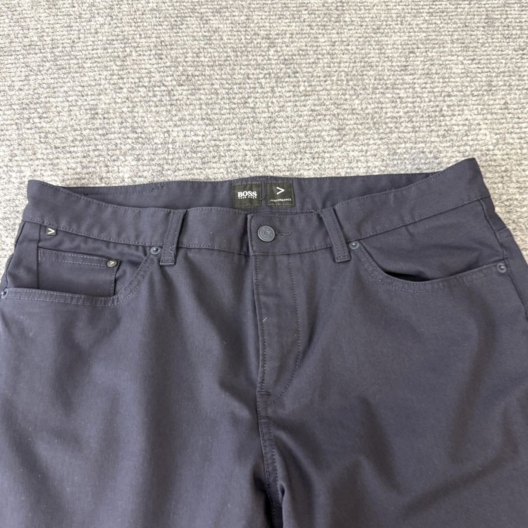 Hugo Boss Hugo Boss Mens Stretch Chino Pants - Blue - 34x32 Fit Size US 34 / EU 50 - 3 Thumbnail