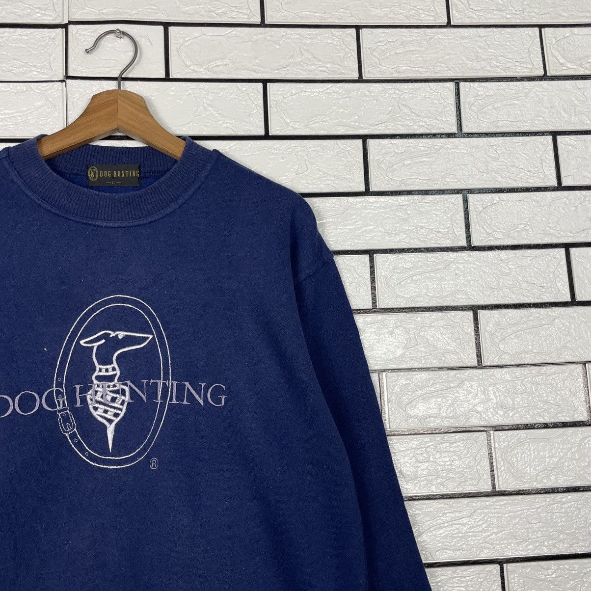 Japanese Brand Dog Hunting Big Logo Crewneck Sweatshirt Size US M / EU 48-50 / 2 - 5 Thumbnail