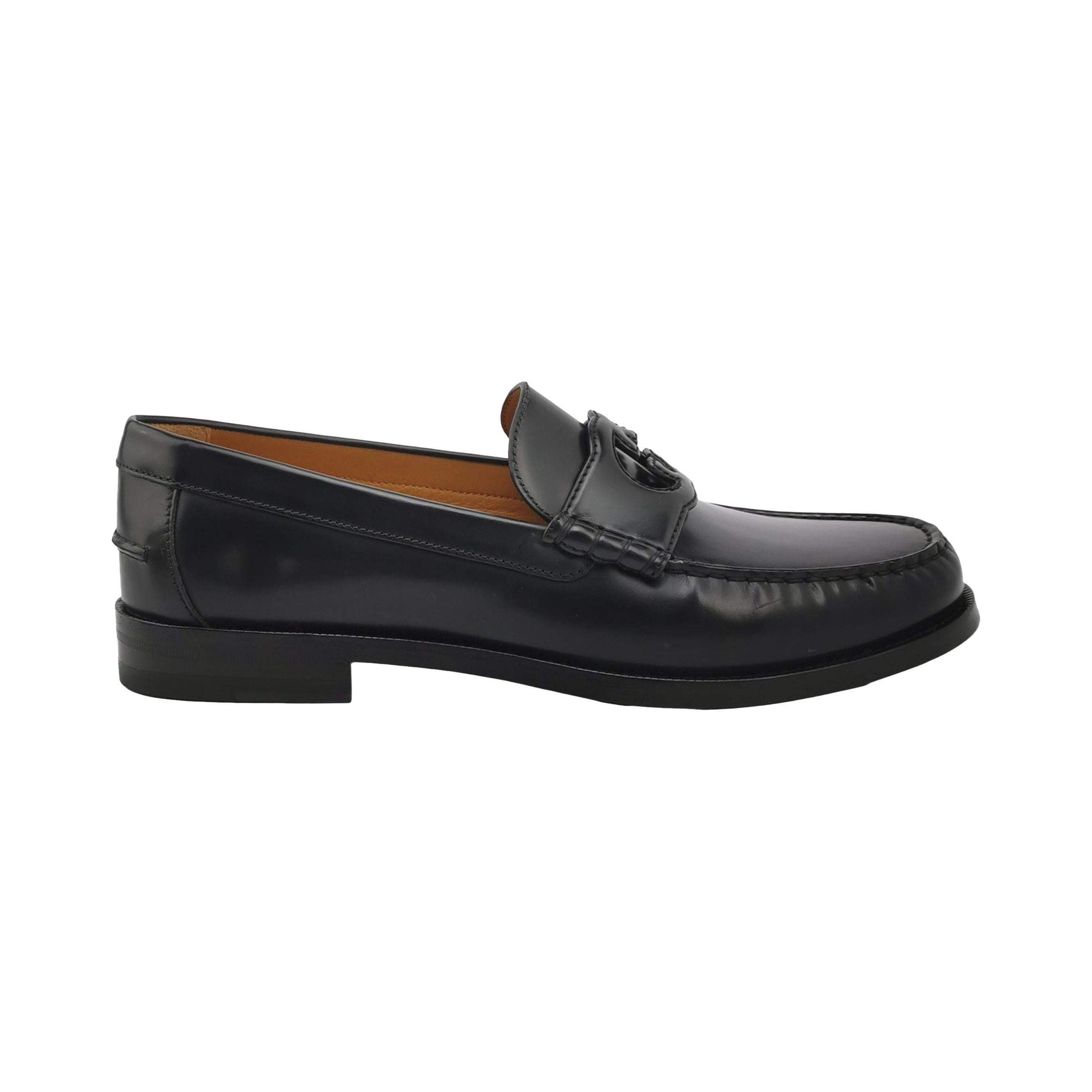 Gucci Gucci Interlocking G Leather Loafers Size 13 Size US 13 / EU 46 - 1 Thumbnail