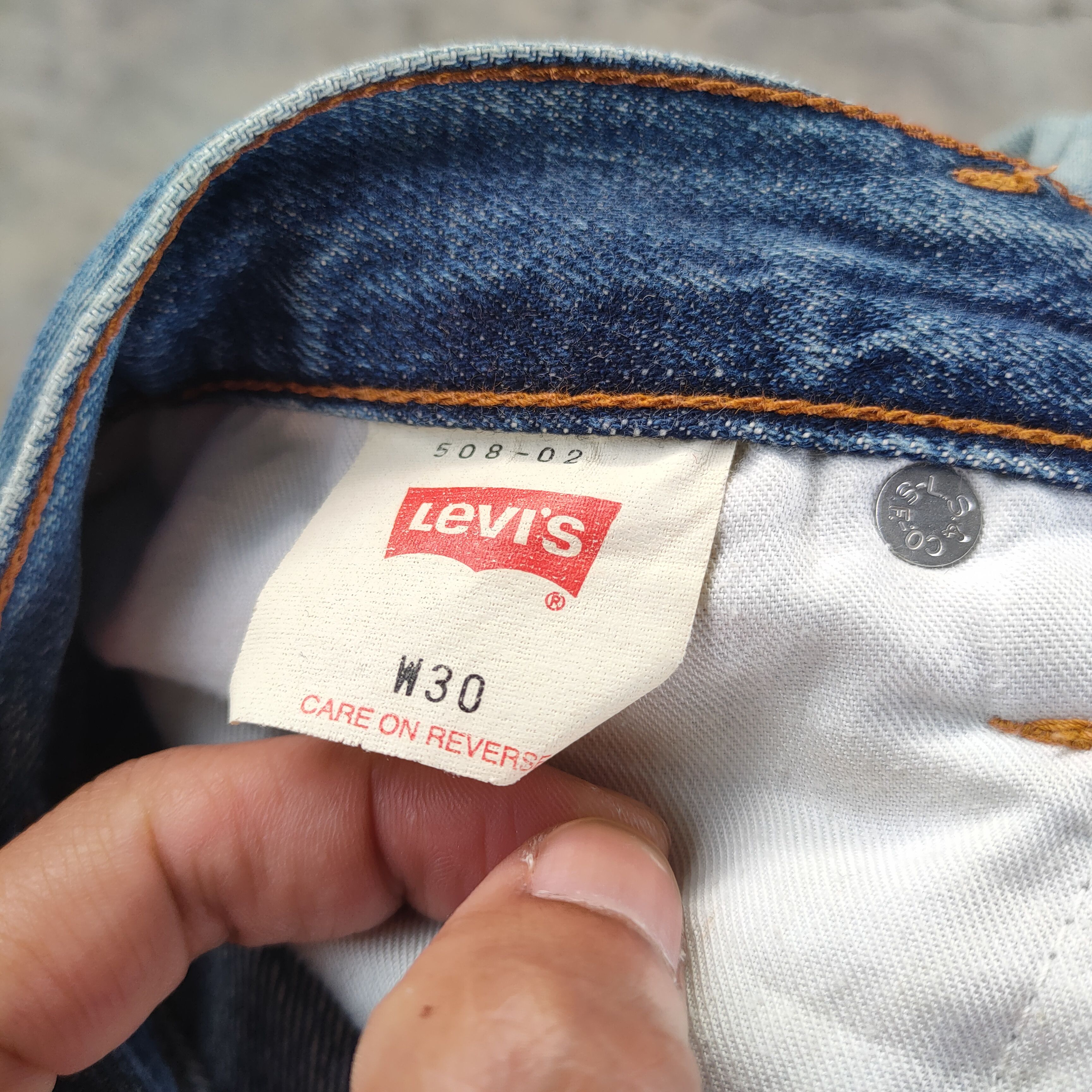 Levi's Vintage Clothing W30 VINTAGE LEVI'S 508 FADED DISTRESSED JEAN DENIM PANTS Size US 30 / EU 46 - 12 Thumbnail