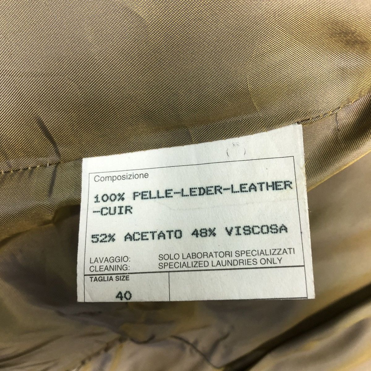 Genuine Leather 🔥VINTAGE GENUINE LEATHER JACKET DOUBLE BREAST LAMATTA PELLE Size US M / EU 48-50 / 2 - 19 Thumbnail