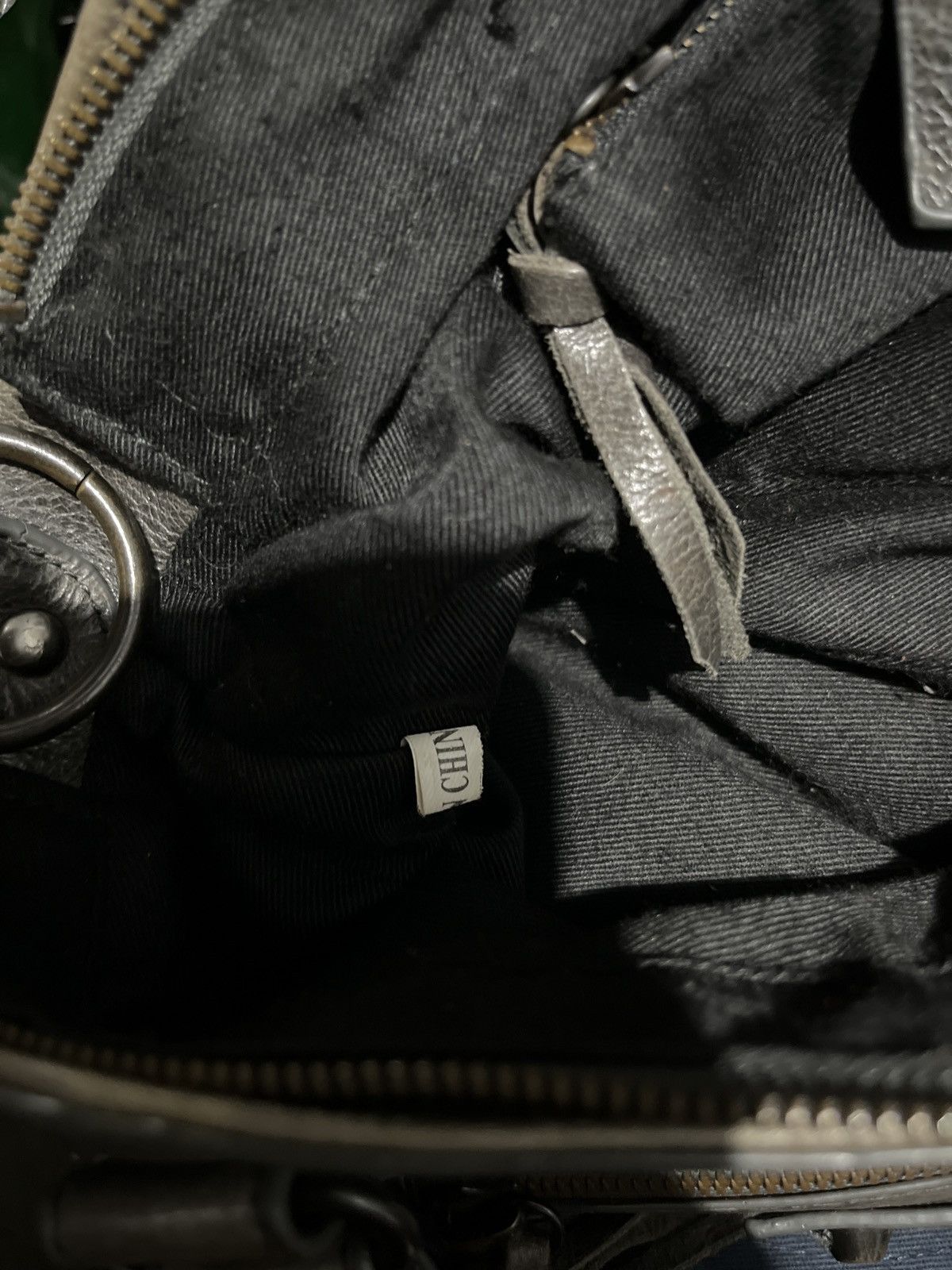 Vintage Gray city leather bag Size ONE SIZE - 9 Thumbnail