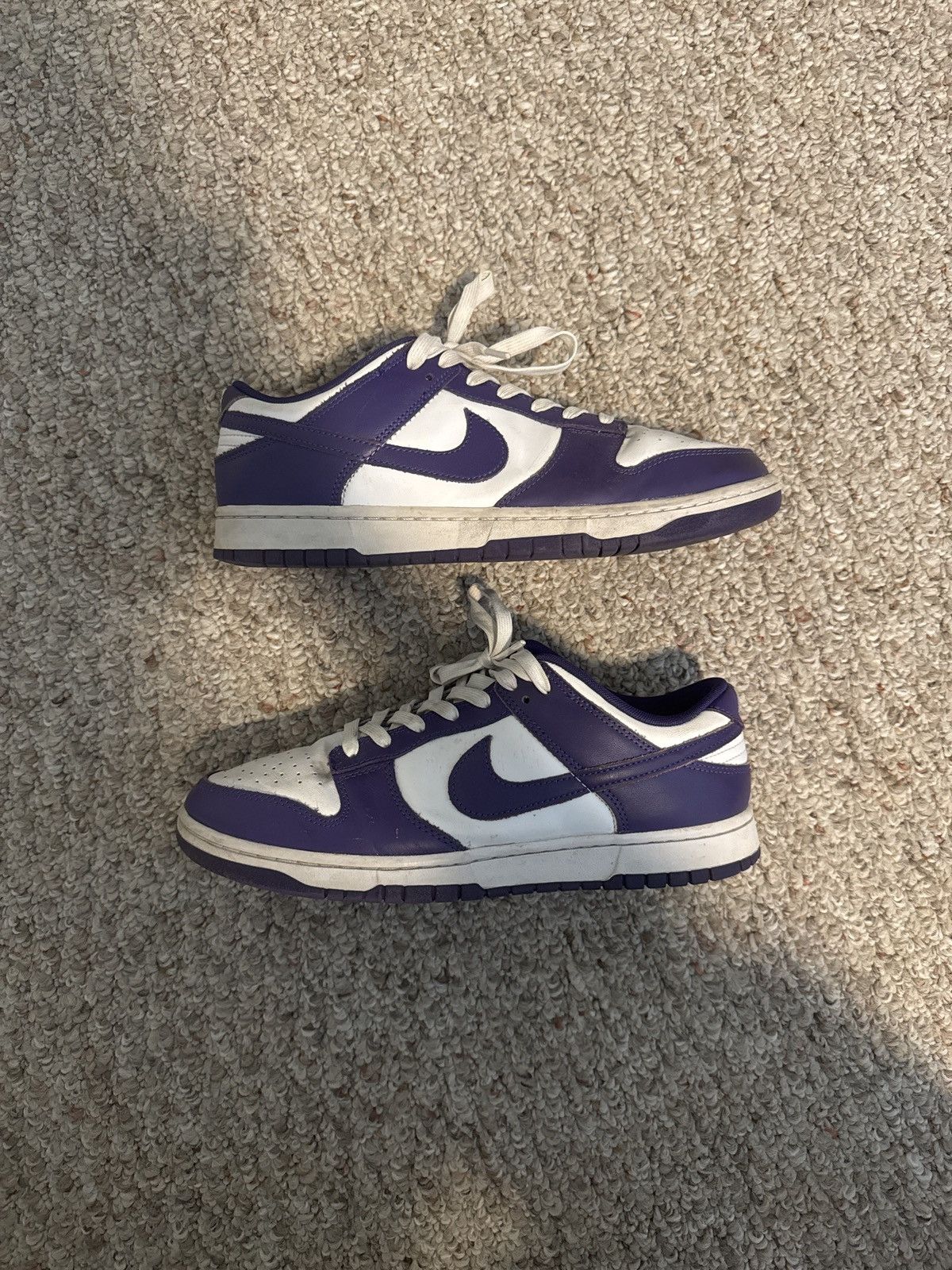 Nike Nike dunk low court purple Size US 10 / EU 43 - 2 Thumbnail