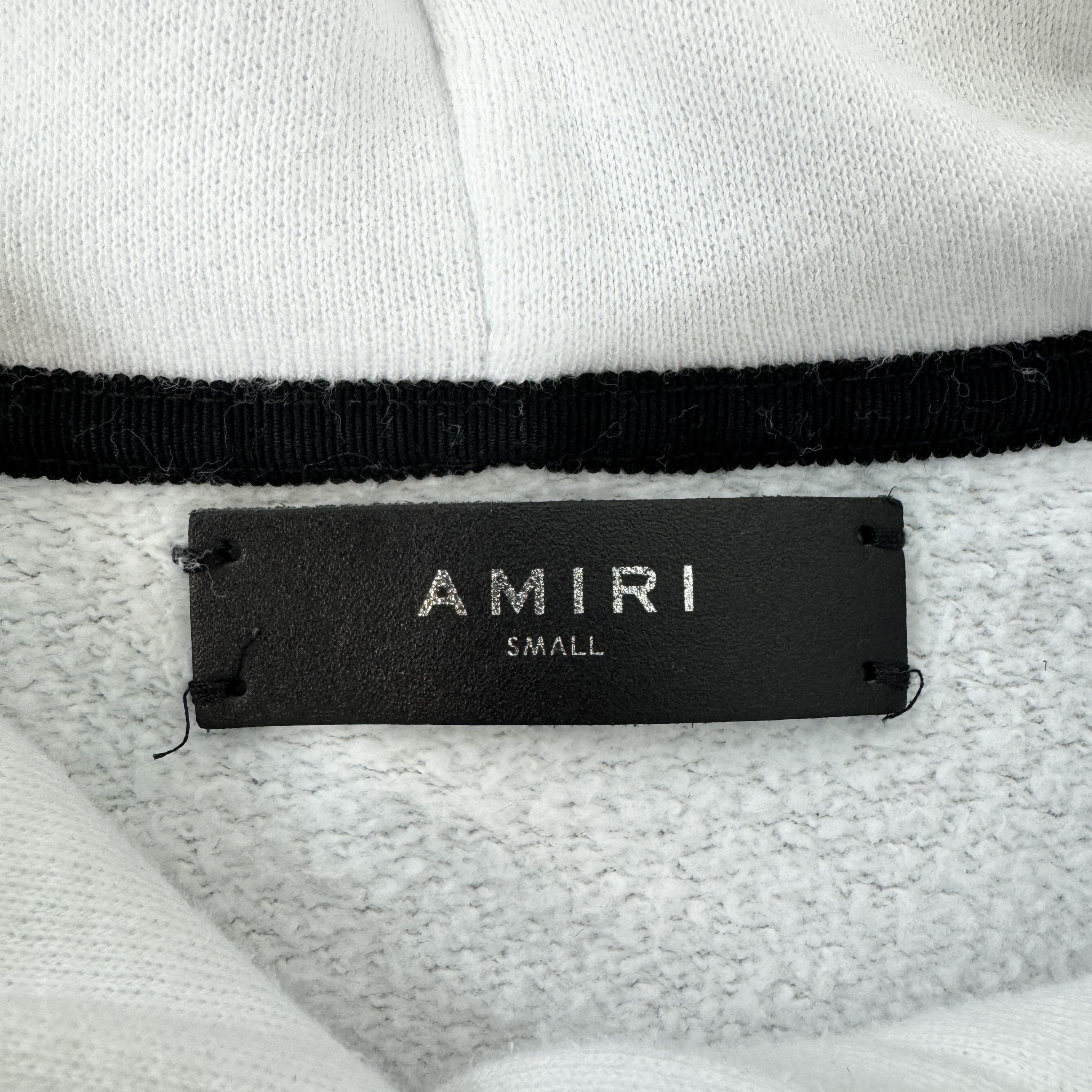 Amiri Amiri Lovers Embroidered Pullover Hoodie In White RRP £550 Size US M / EU 48-50 / 2 - 9 Thumbnail