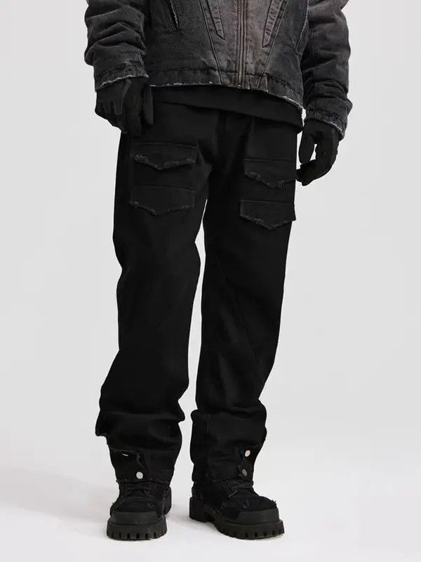 Japanese Brand VIBE Vintage Street 4-in-1 Rivet Pocket Jeans Size US 30 / EU 46 - 1 Thumbnail