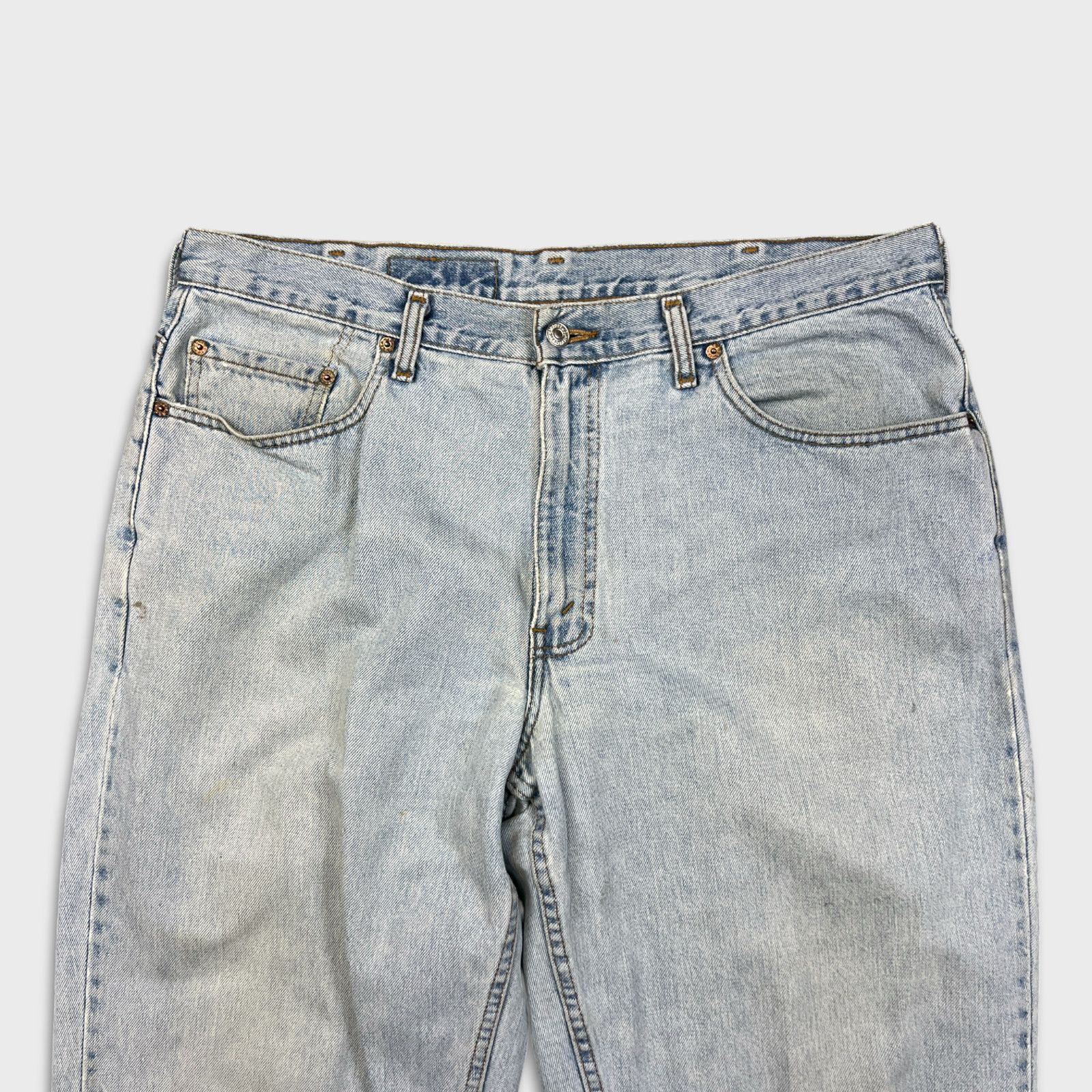 Levi's × Vintage Vintage 90s Levi's 535 Jeans 38x32 Euro Fit Wide Leg Baggy Size US 38 / EU 54 - 2 Thumbnail
