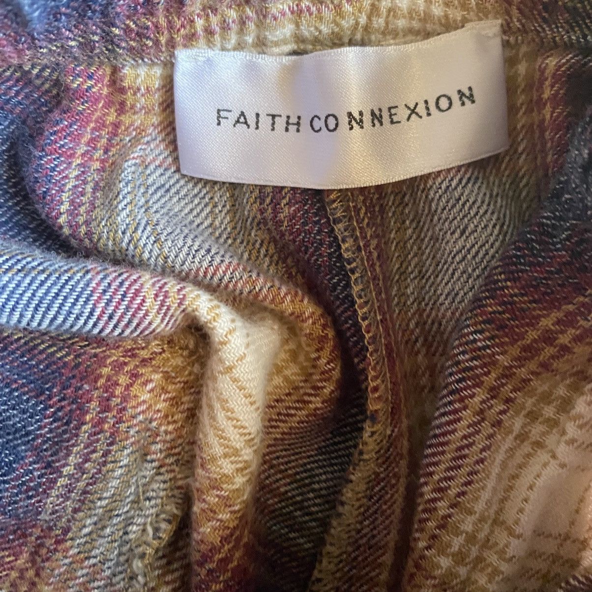 Faith Connexion Navy And Burgundy Plaid Pajama Pants Size US 32 / EU 48 - 6 Thumbnail