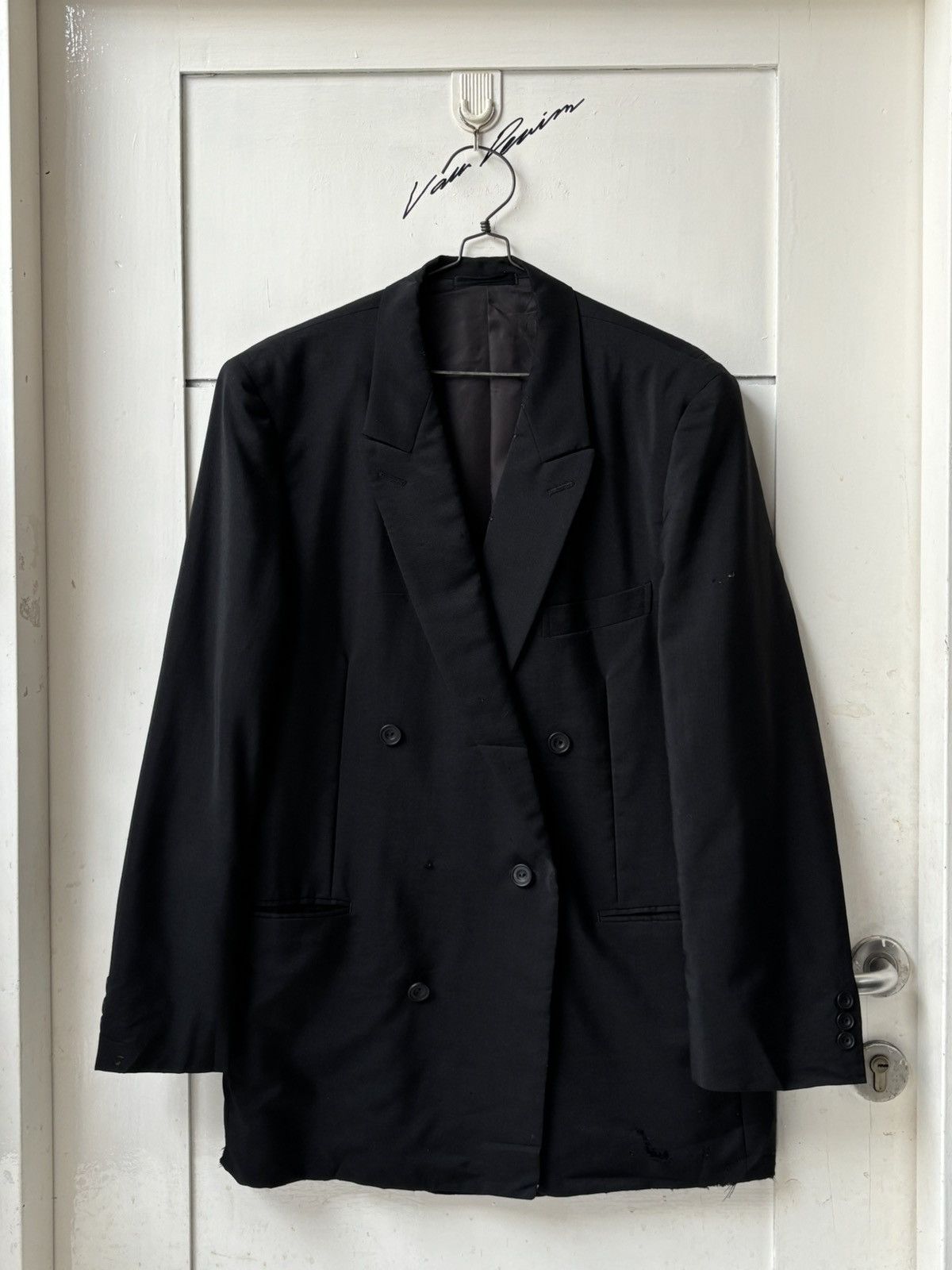 Christian Dior Monsieur Christian Dior Monsieur Black Suit Size 50L - 1 Thumbnail