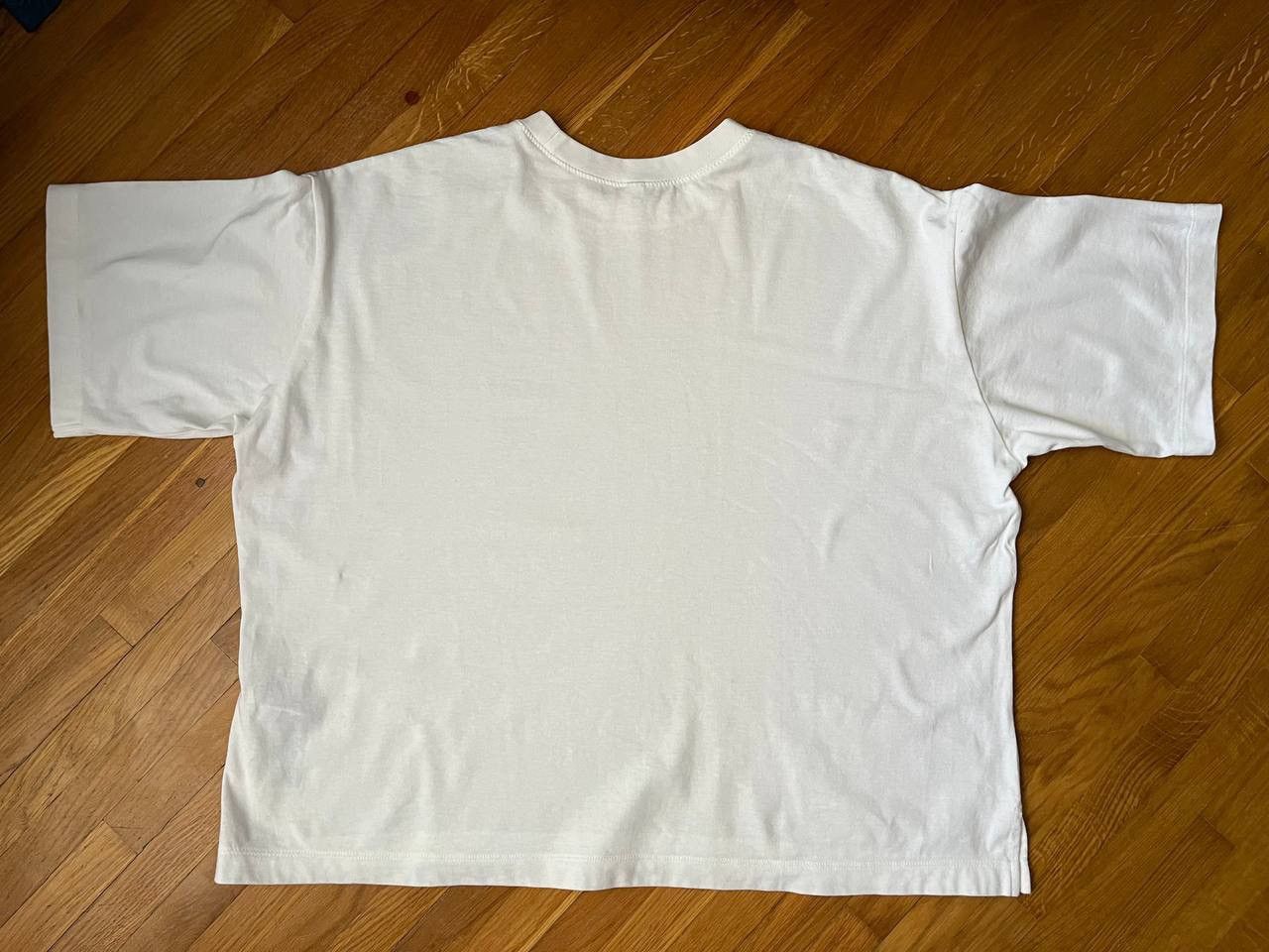 Designer Y2K Uniqlo oversized basic white tee Size US L / EU 52-54 / 3 - 2 Thumbnail