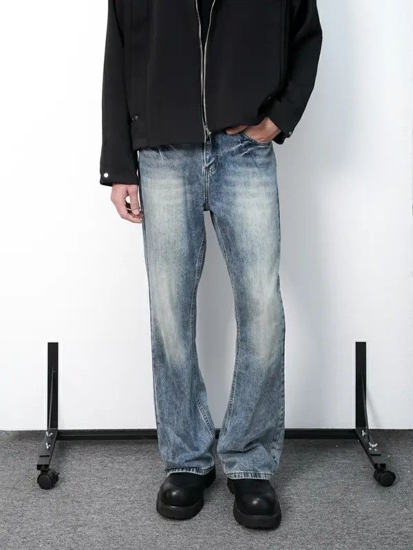 VIBE y2k retro washed yuppie flared jeans Size US 32 / EU 48 - 7 Thumbnail